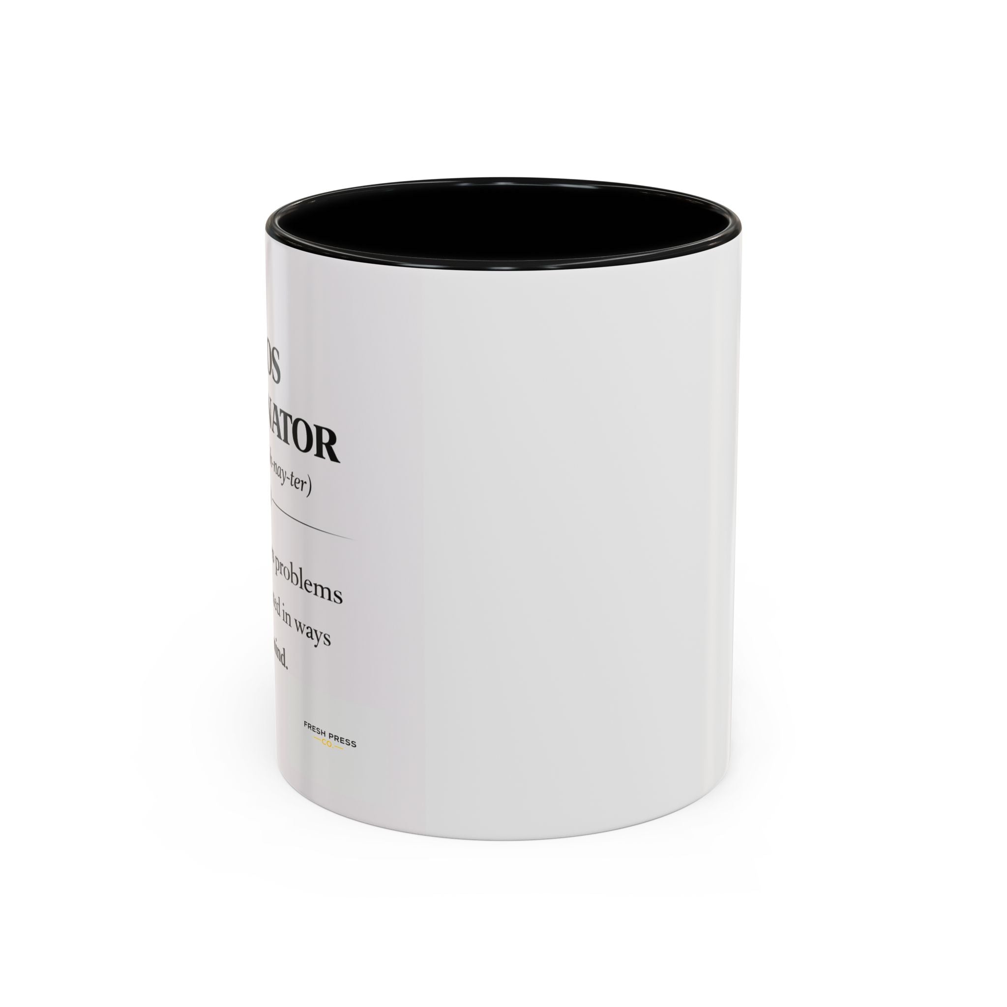"Chaos Coordinator" Coffee Mug — Funny Definition Mug for Problem Solvers (11/15oz)