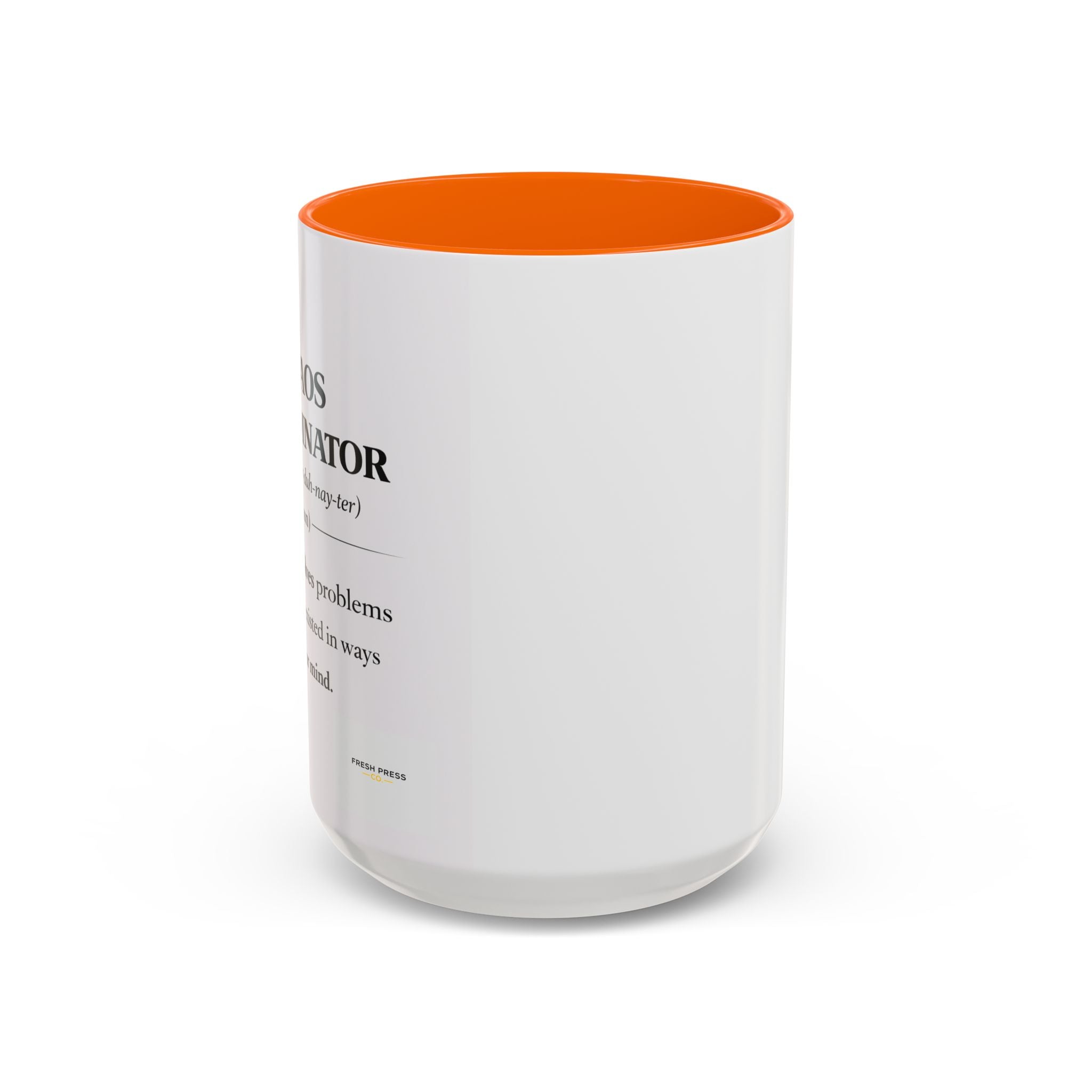 "Chaos Coordinator" Coffee Mug — Funny Definition Mug for Problem Solvers (11/15oz)