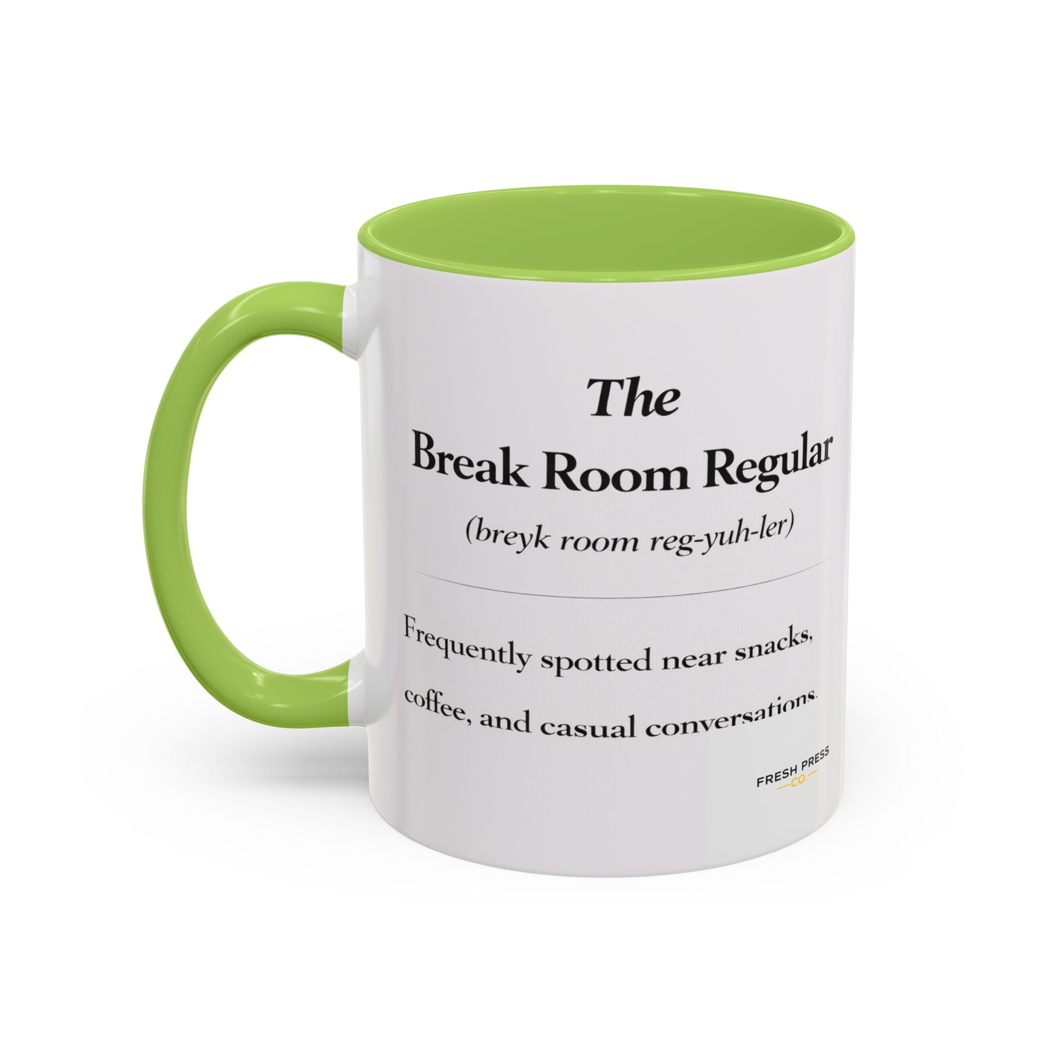"Break Room Regular" Coffee Definition Mug (11/15 oz)