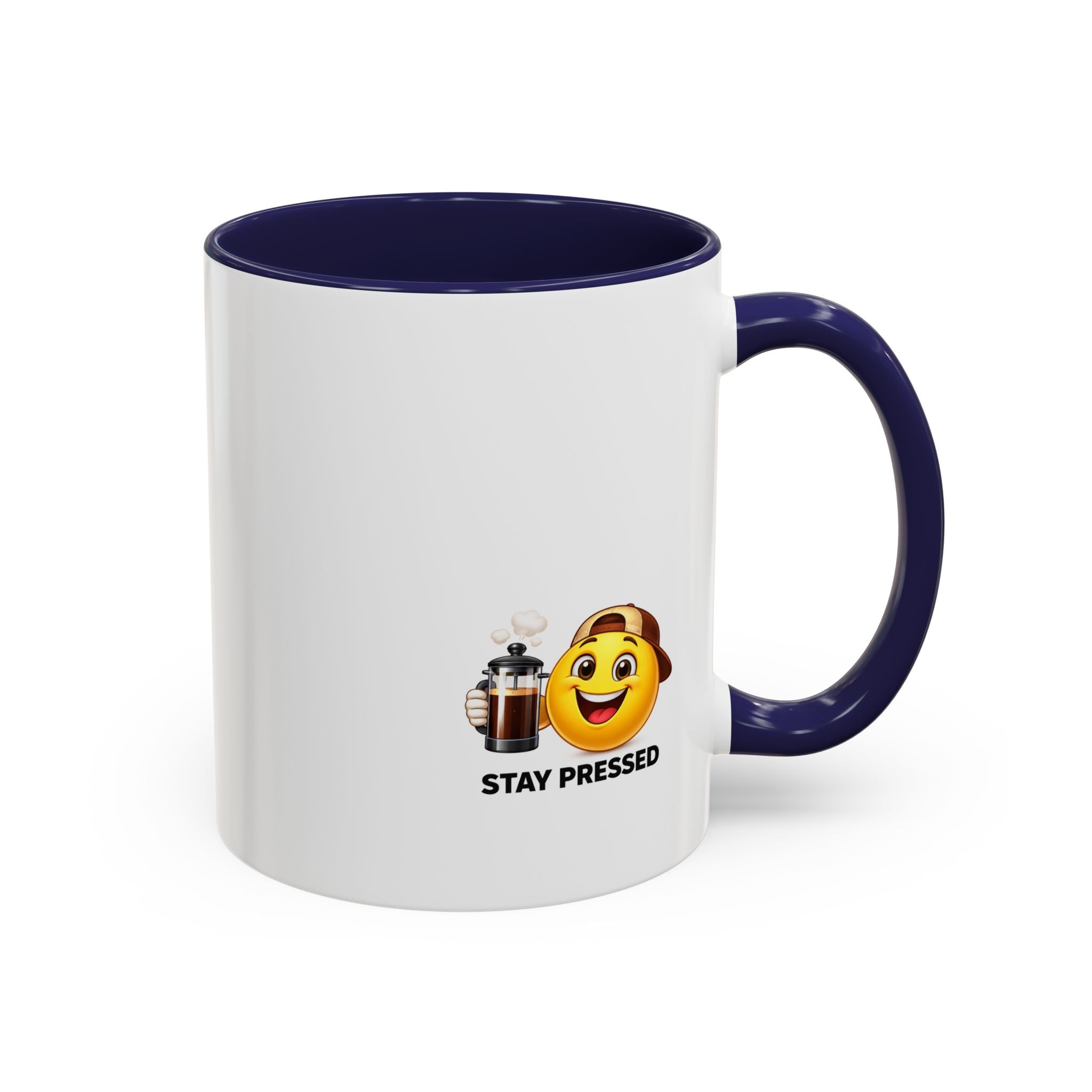"If I Spill This We All Cry" Coffee Mug — Funny Espresso Emoji Accent Mug (11/15oz)