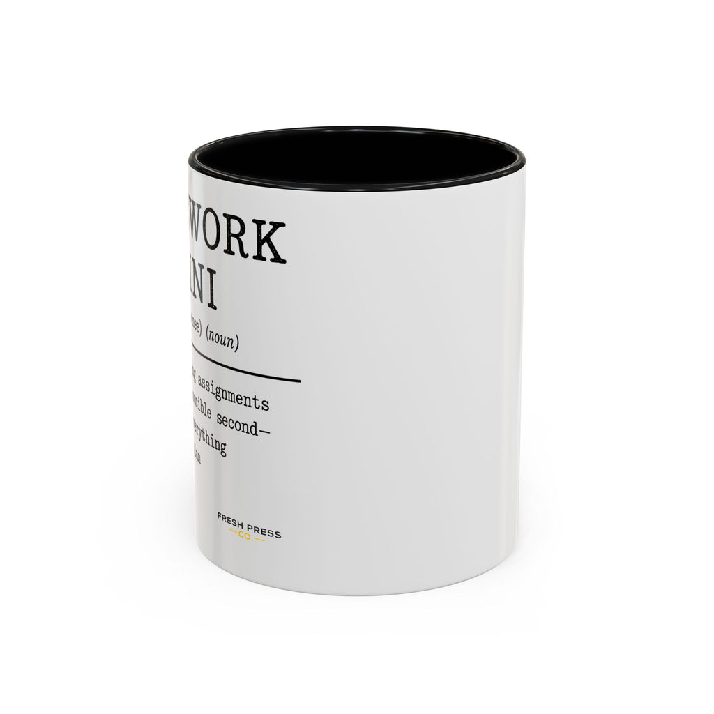 "Homework Houdini" Coffee Mug — Accent Mug