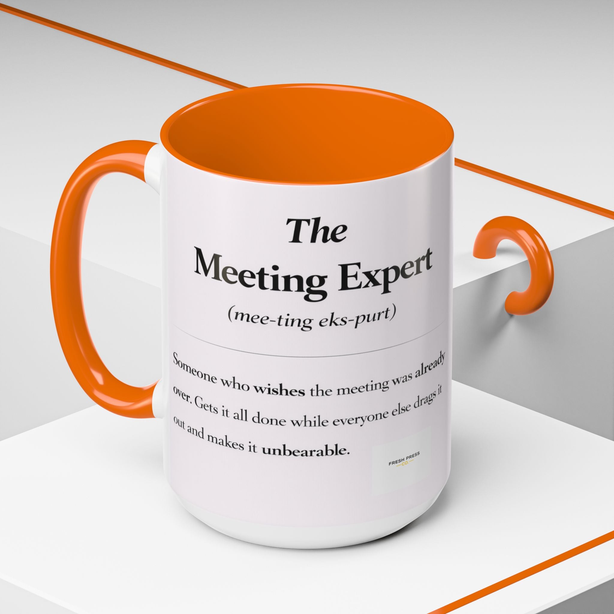 "The Meeting Expert" Coffee Accent Mug (11/15oz)