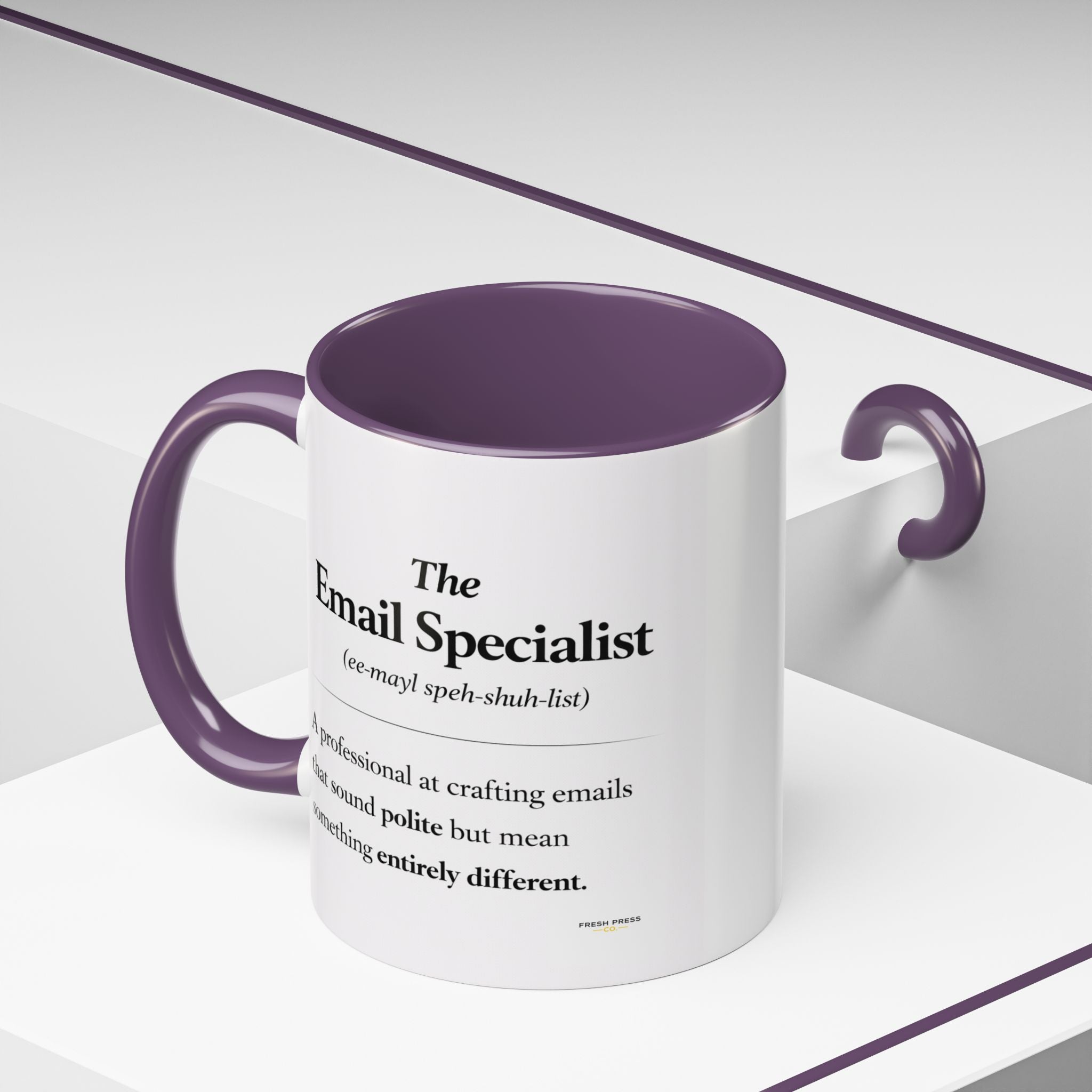 "The Email Specialist" Coffee Mug (11/15oz Accent Mug)