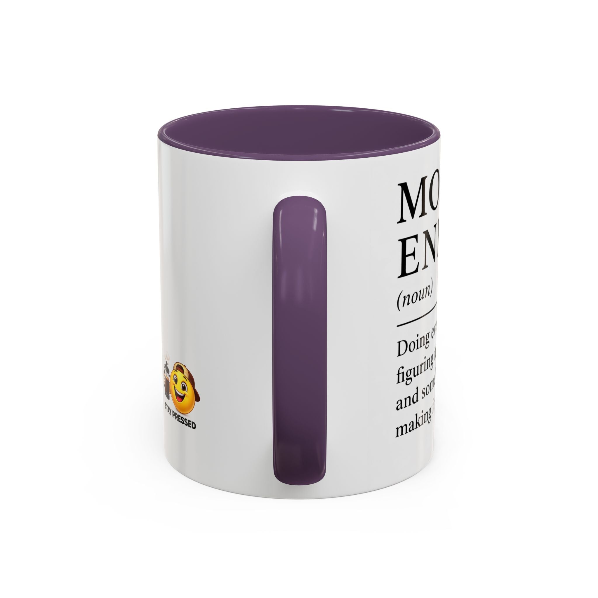 "Mom Energy" Coffee Mug —  Accent Mug (11/15oz)