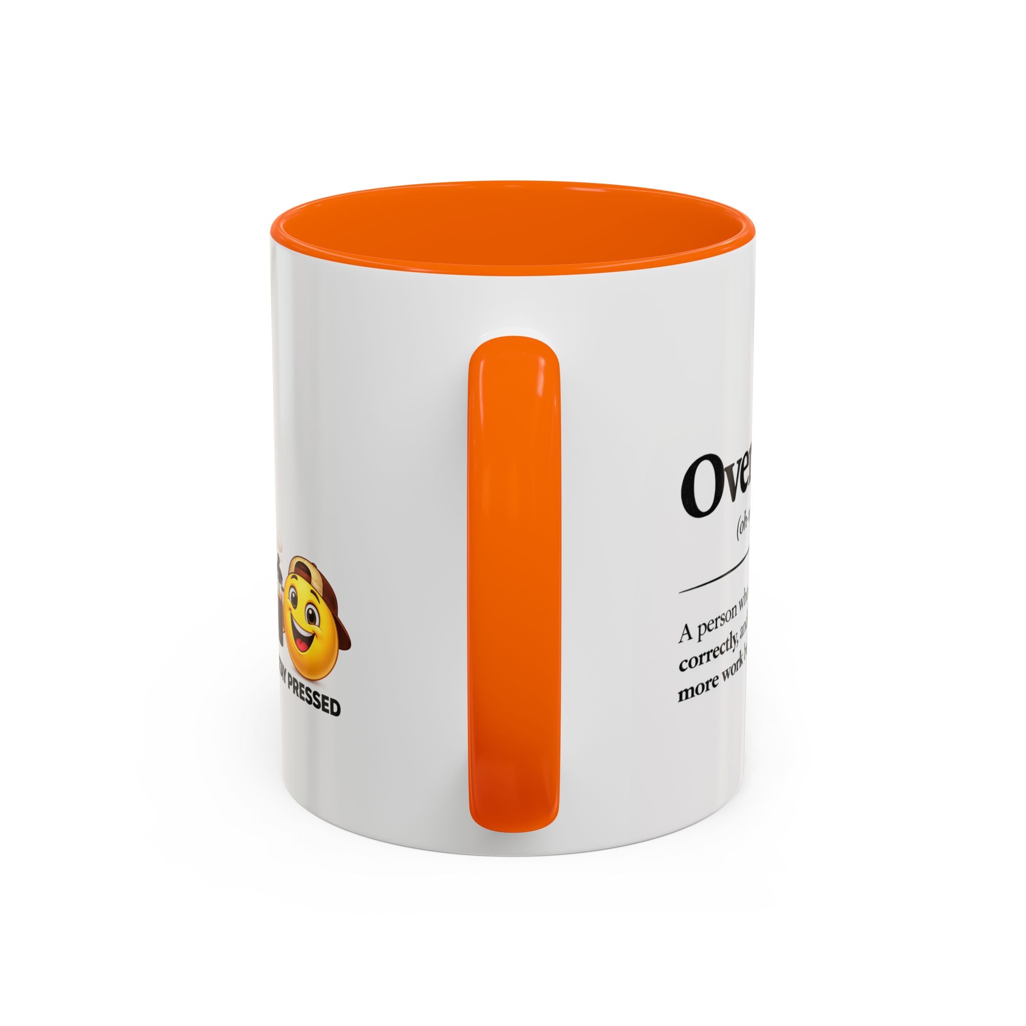 "The Overachiever" Coffee Mug - Barista Emoji Coffee Mug (11/15oz)