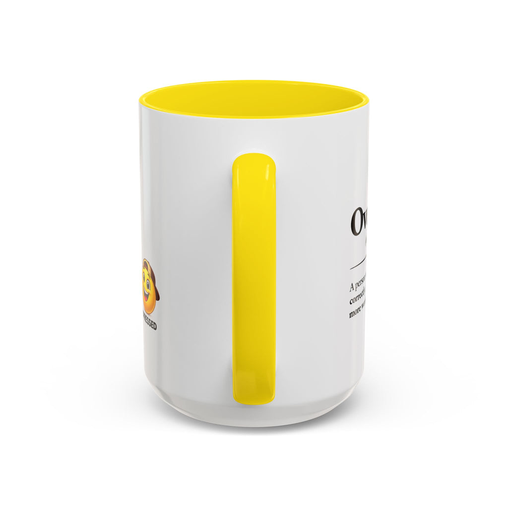 "The Overachiever" Coffee Mug - Barista Emoji Coffee Mug (11/15oz)