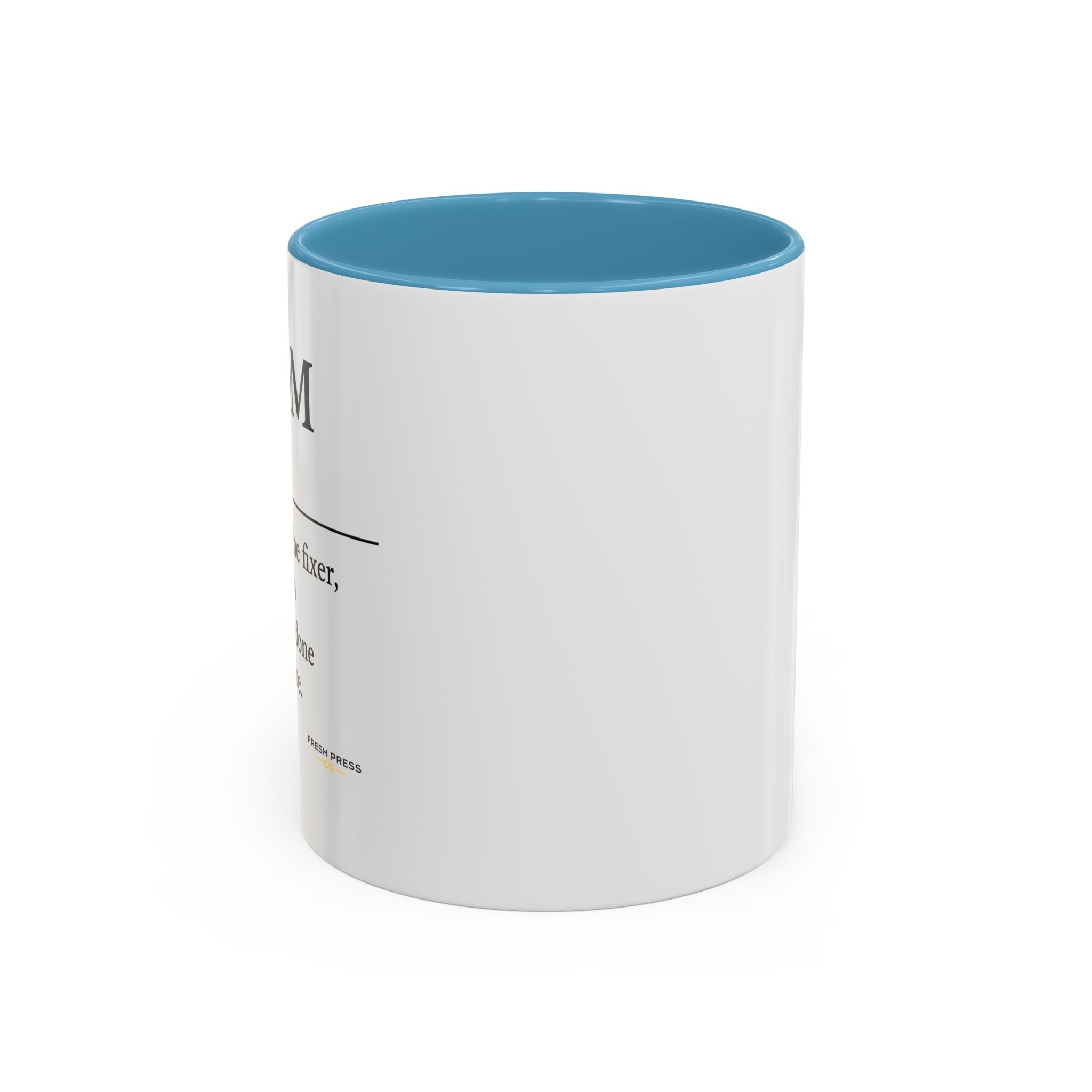 "Mom" Coffee Mug - Accent Mug (11/15oz)