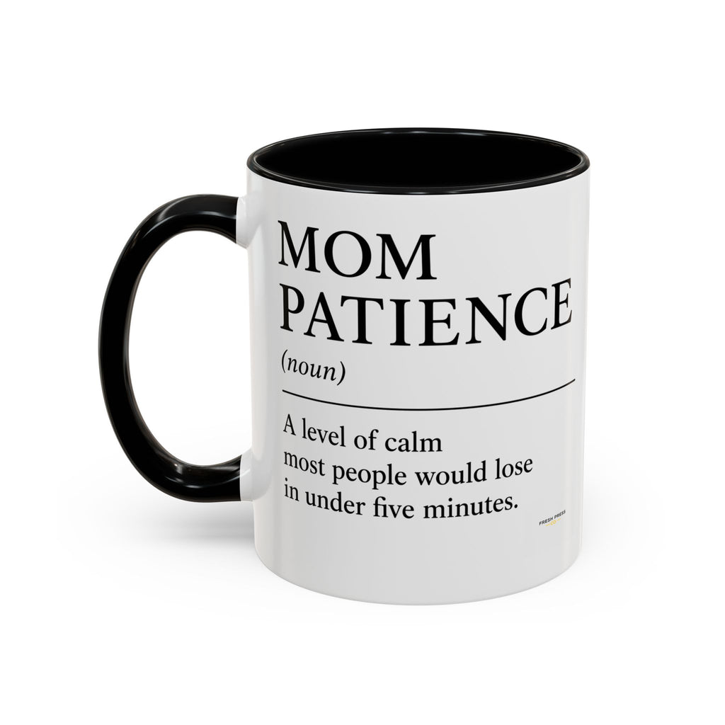 Stay Pressed Coffee Mug — Funny Espresso Emoji Accent Ceramic Mug (11/15oz)