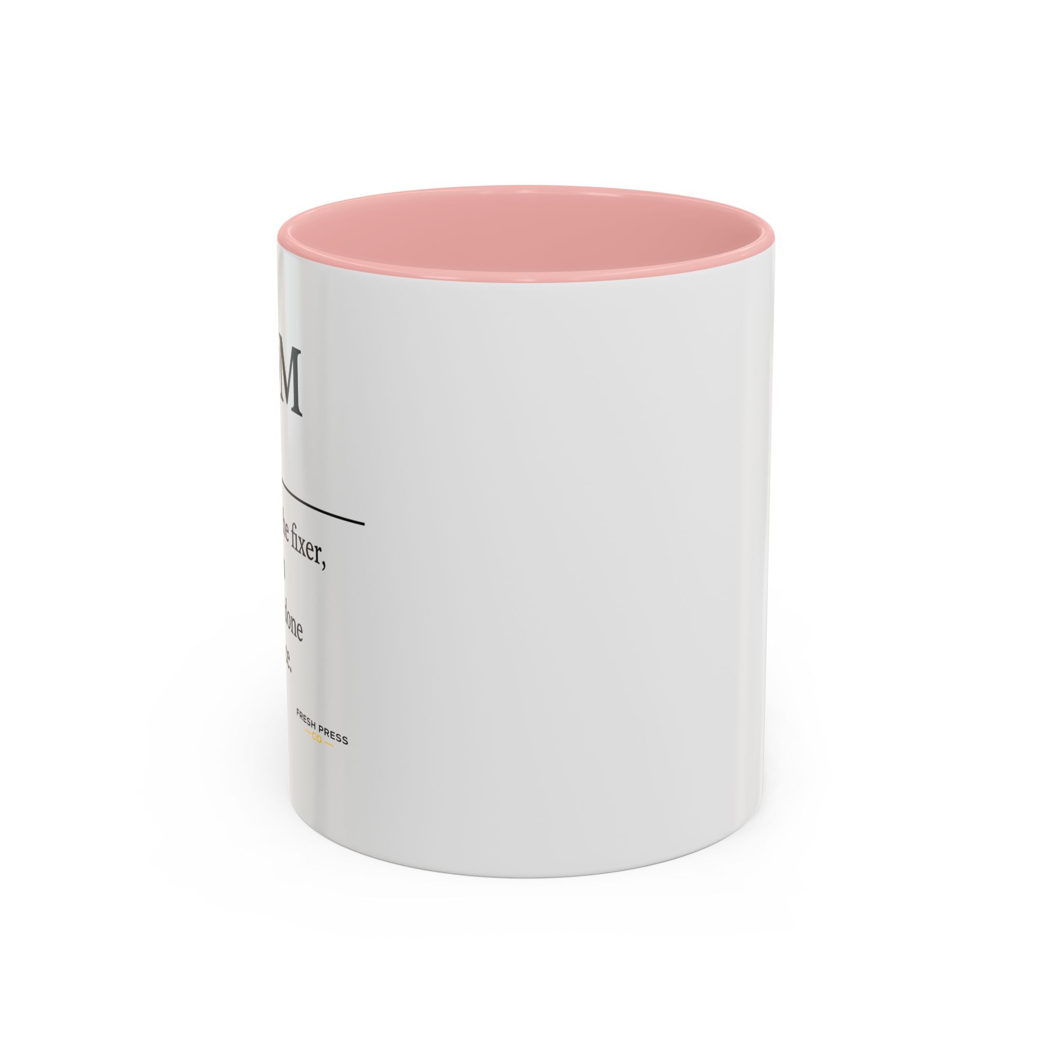 "Mom" Coffee Mug - Accent Mug (11/15oz)