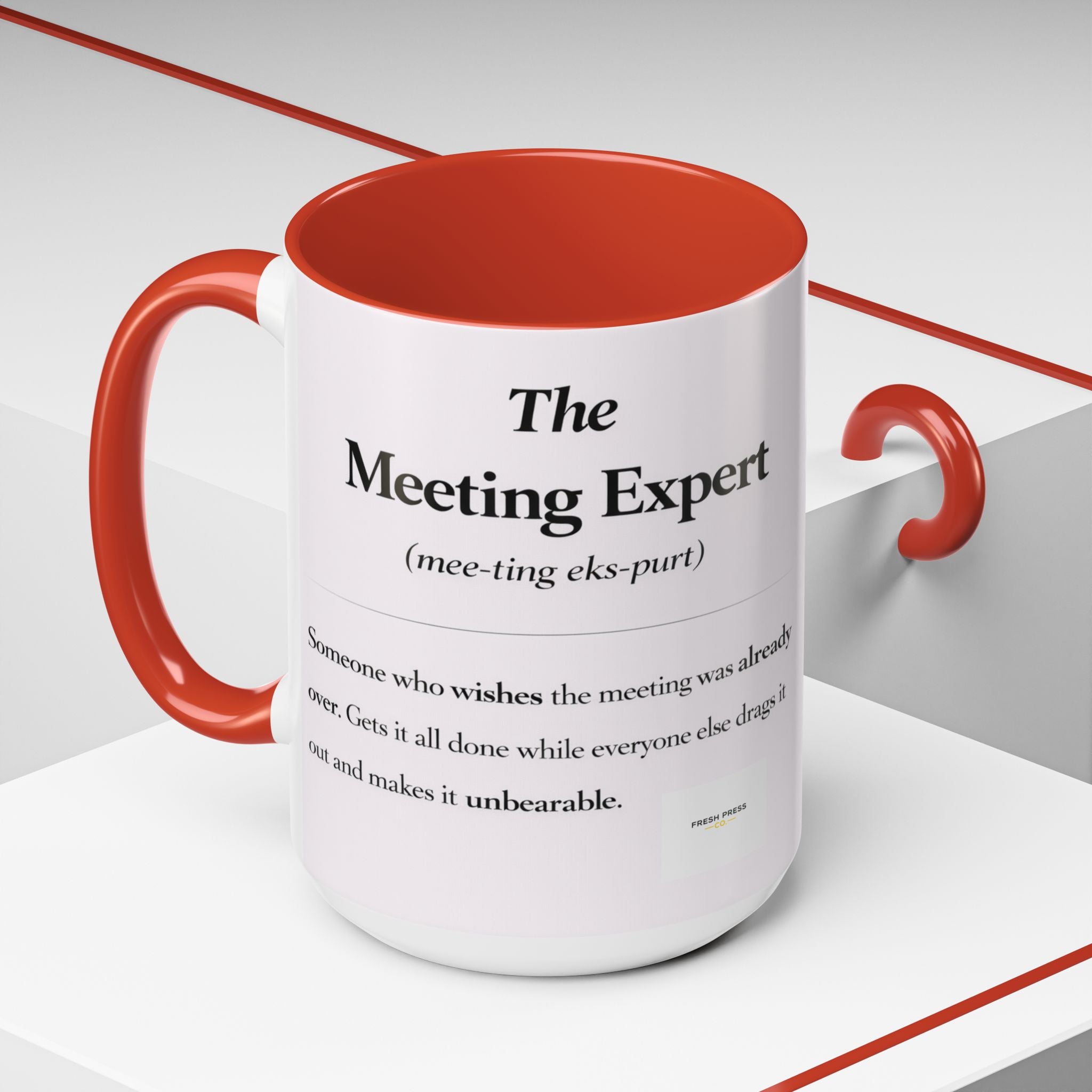 "The Meeting Expert" Coffee Accent Mug (11/15oz)