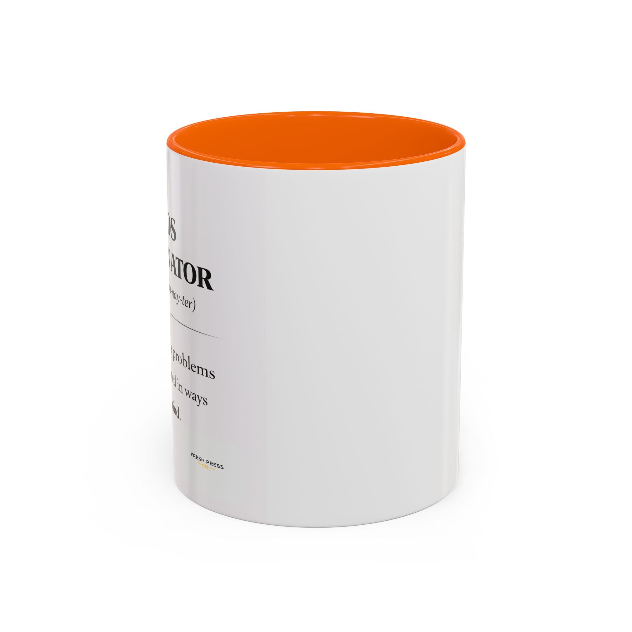 "Chaos Coordinator" Coffee Mug — Funny Definition Mug for Problem Solvers (11/15oz)