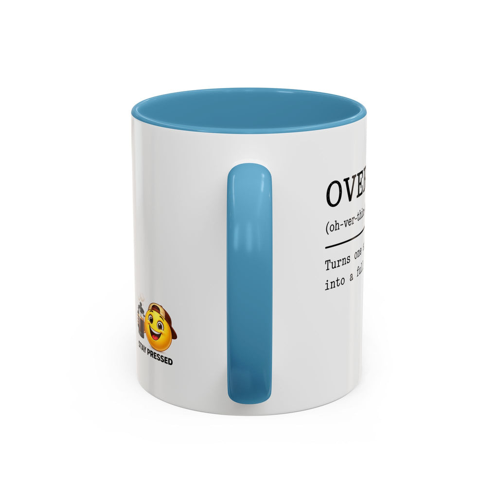 "Overthinker" Coffee Mug — Funny Accent Mug (11/15 oz)