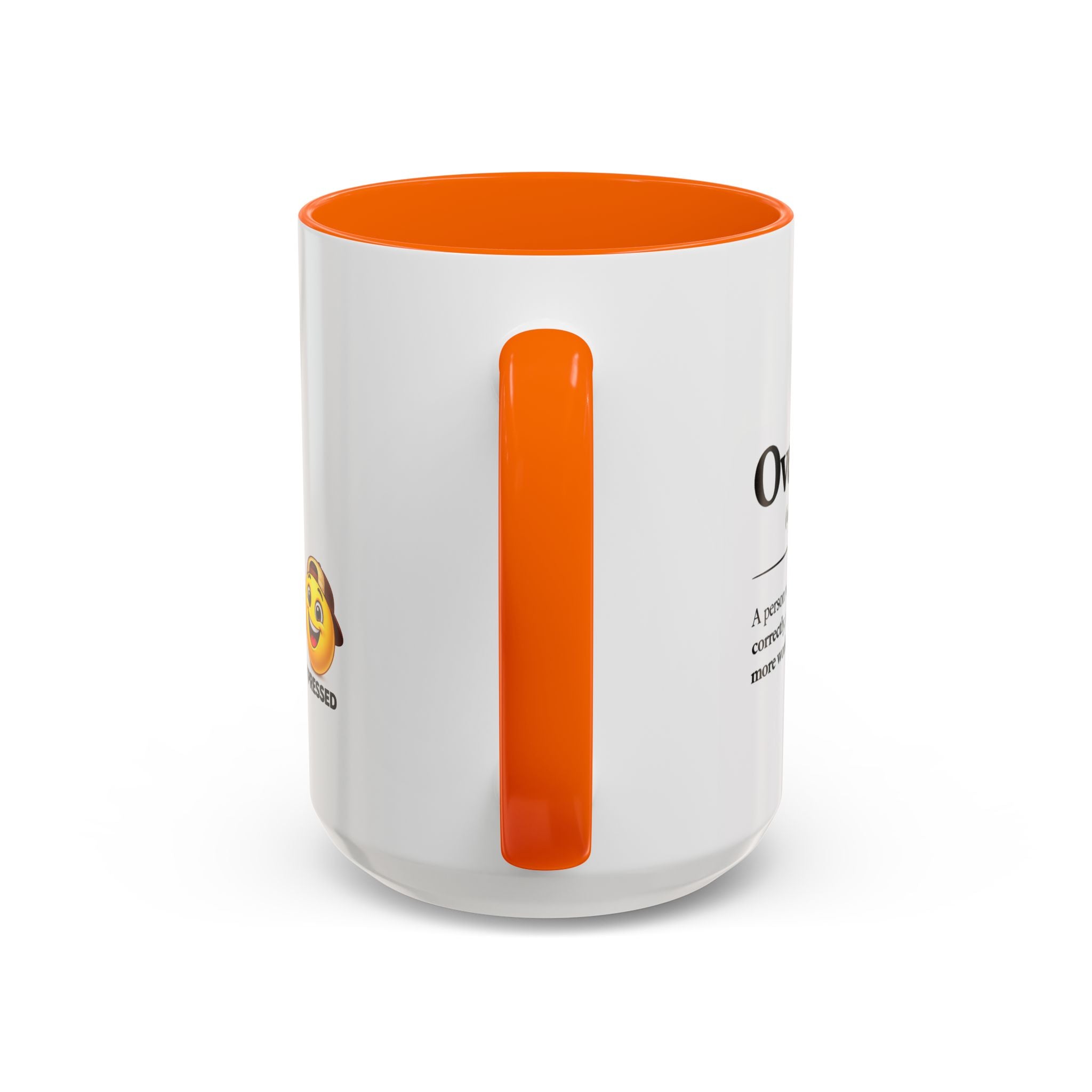 "The Overachiever" Coffee Mug - Barista Emoji Coffee Mug (11/15oz)