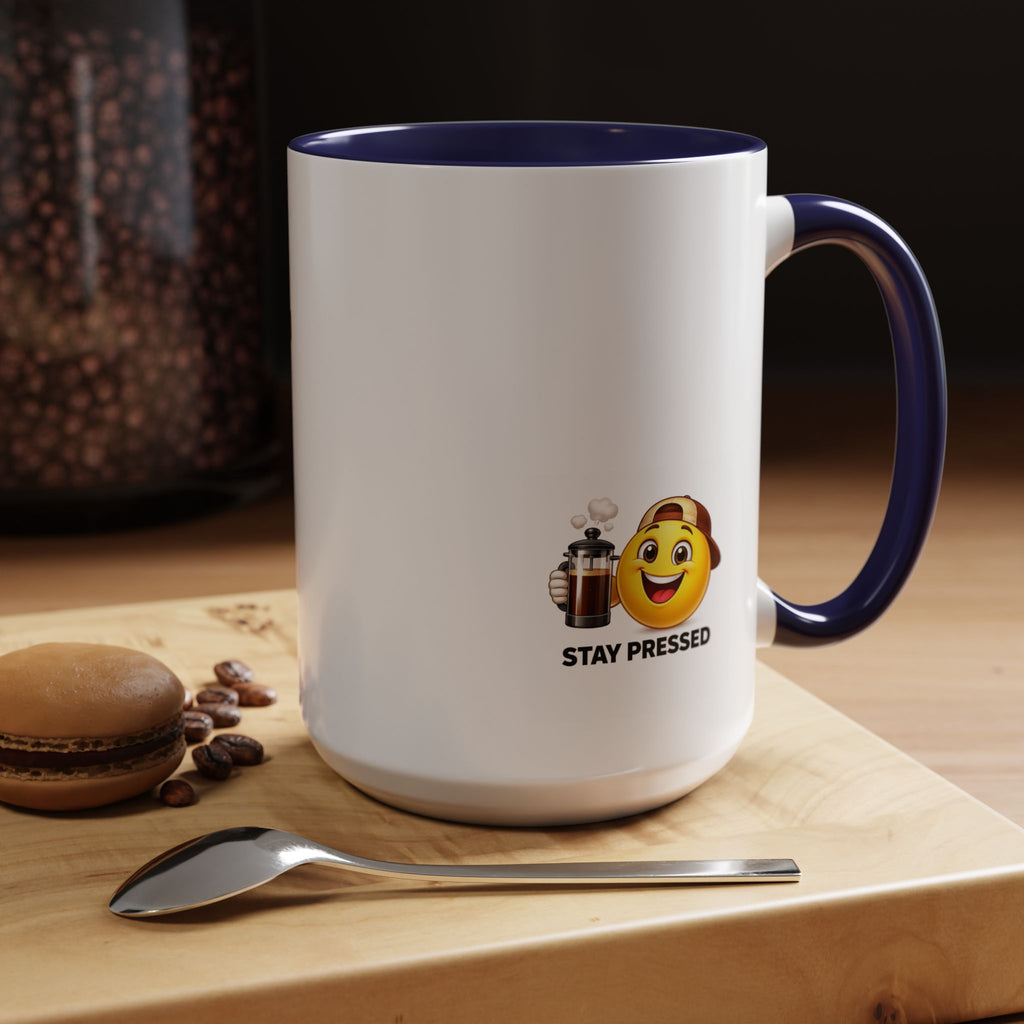 "Im Addicted" Coffee Mug – Funny Emoji Espresso Cup (11/15oz)