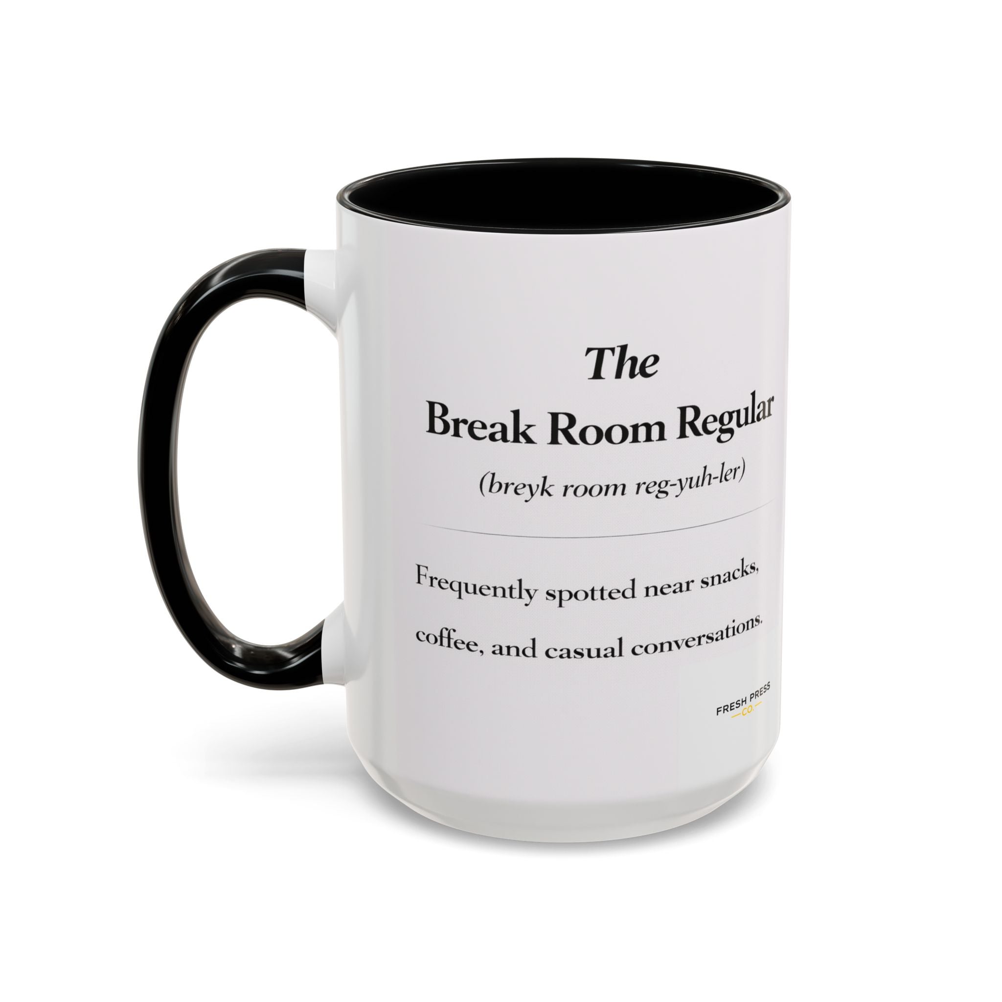 "Break Room Regular" Coffee Definition Mug (11/15 oz)