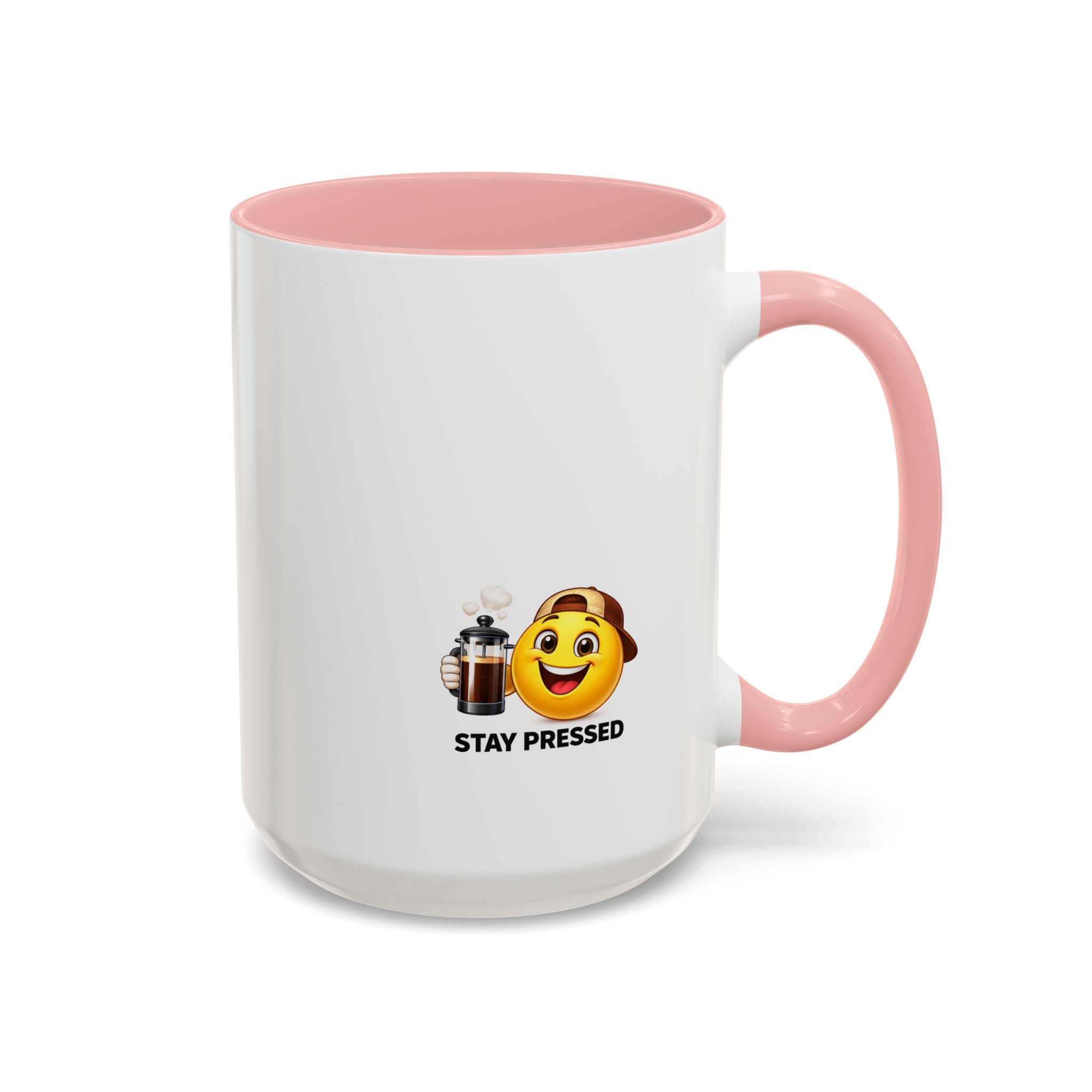 "If I Spill This We All Cry" Coffee Mug — Funny Espresso Emoji Accent Mug (11/15oz)