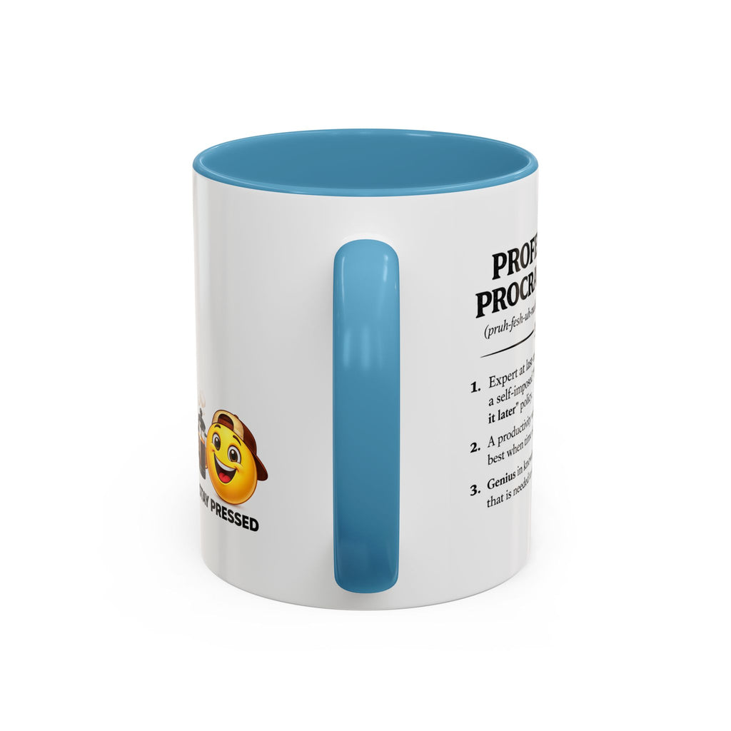 "Professional Procrastinator" Coffee Mug - accent Mug (11/15 oz)