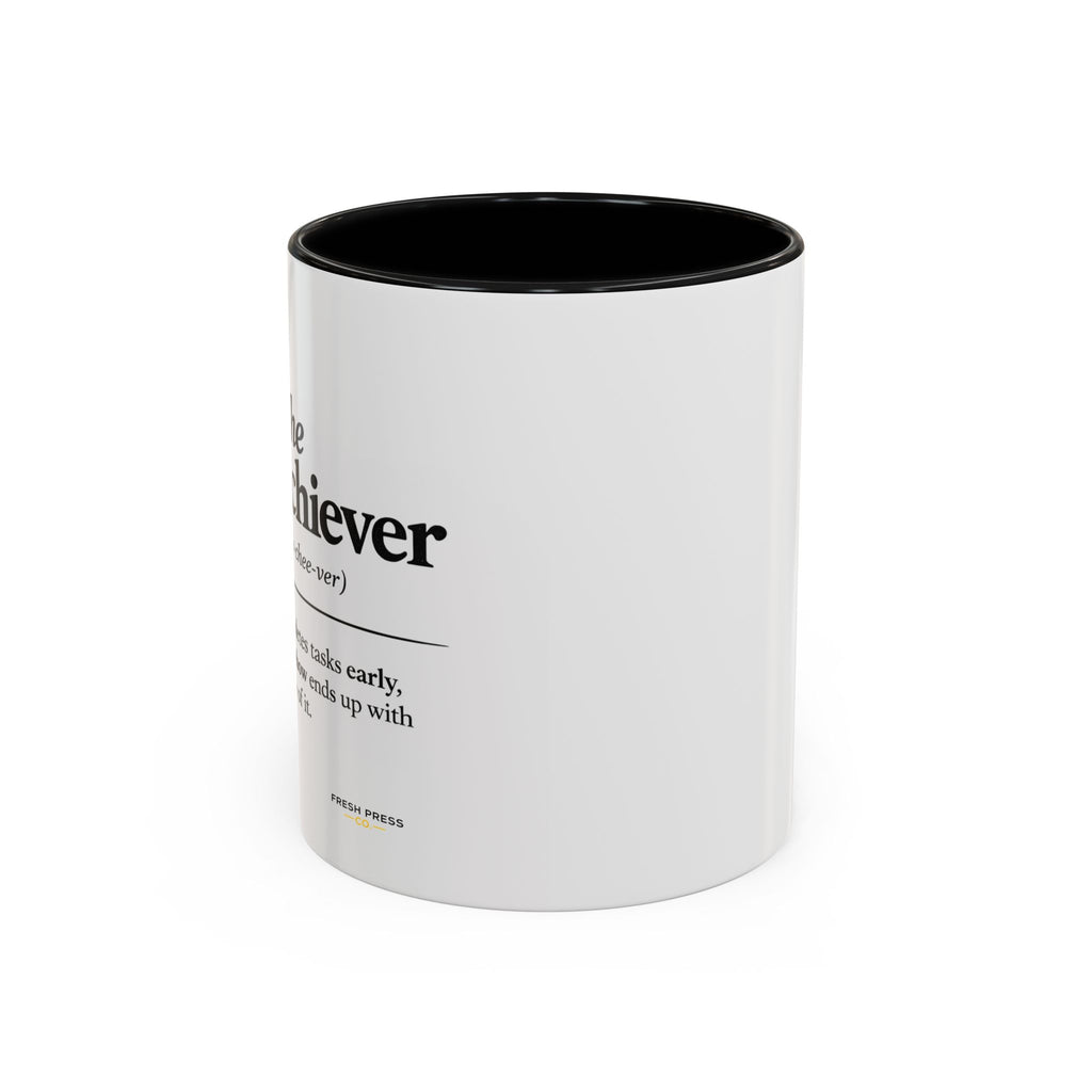 "The Overachiever" Coffee Mug - Barista Emoji Coffee Mug (11/15oz)