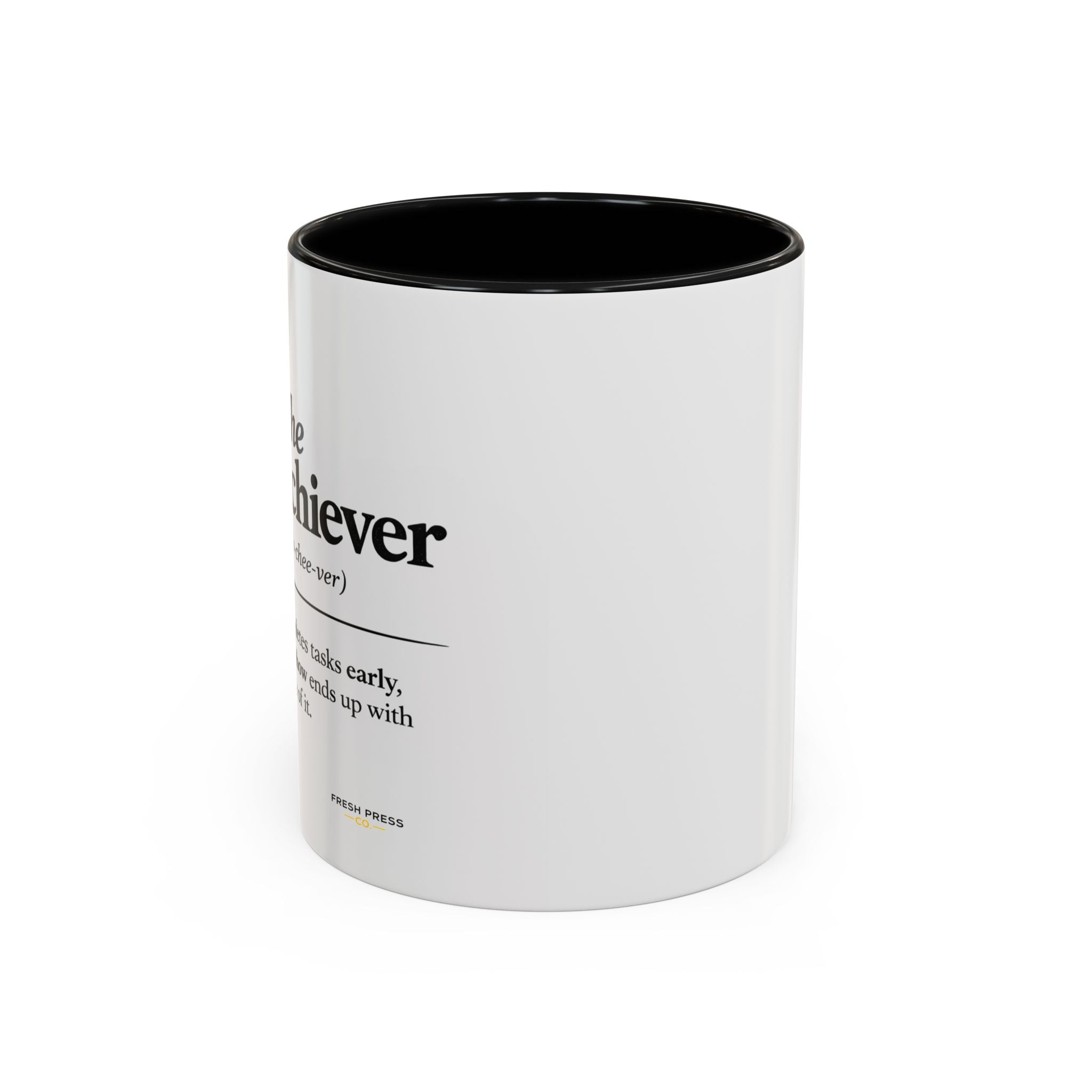 "The Overachiever" Coffee Mug - Barista Emoji Coffee Mug (11/15oz)
