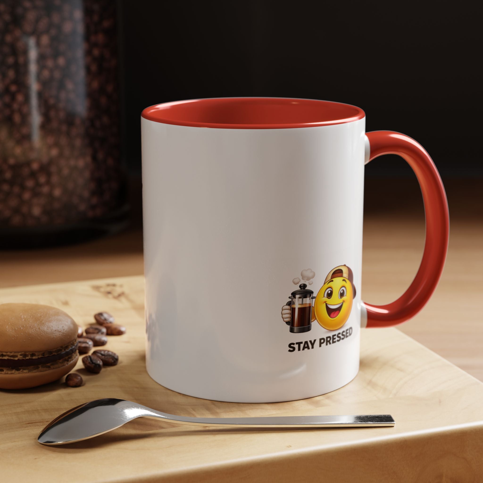 "Im Addicted" Coffee Mug – Funny Emoji Espresso Cup (11/15oz)