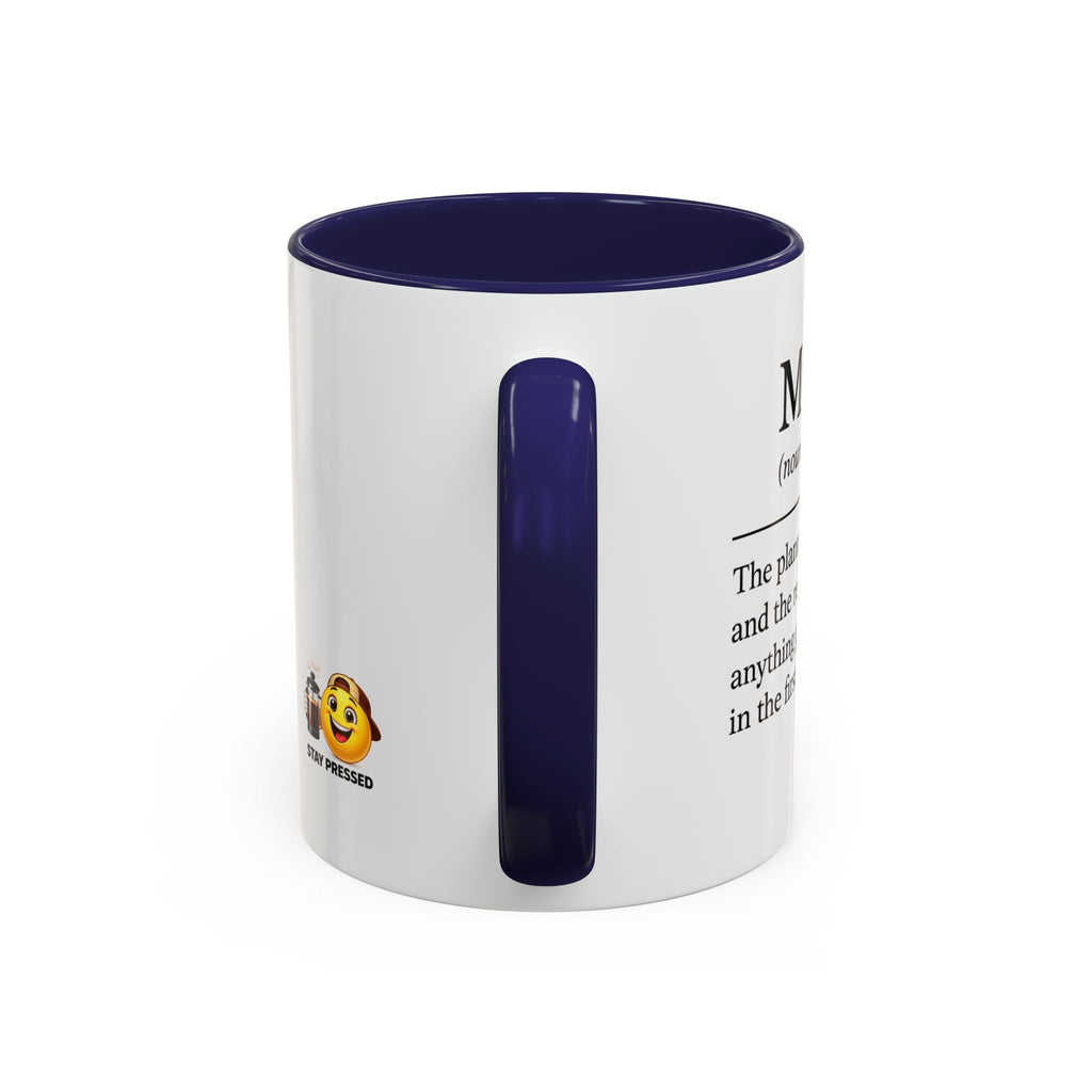 "Mom" Coffee Mug - Accent Mug (11/15oz)