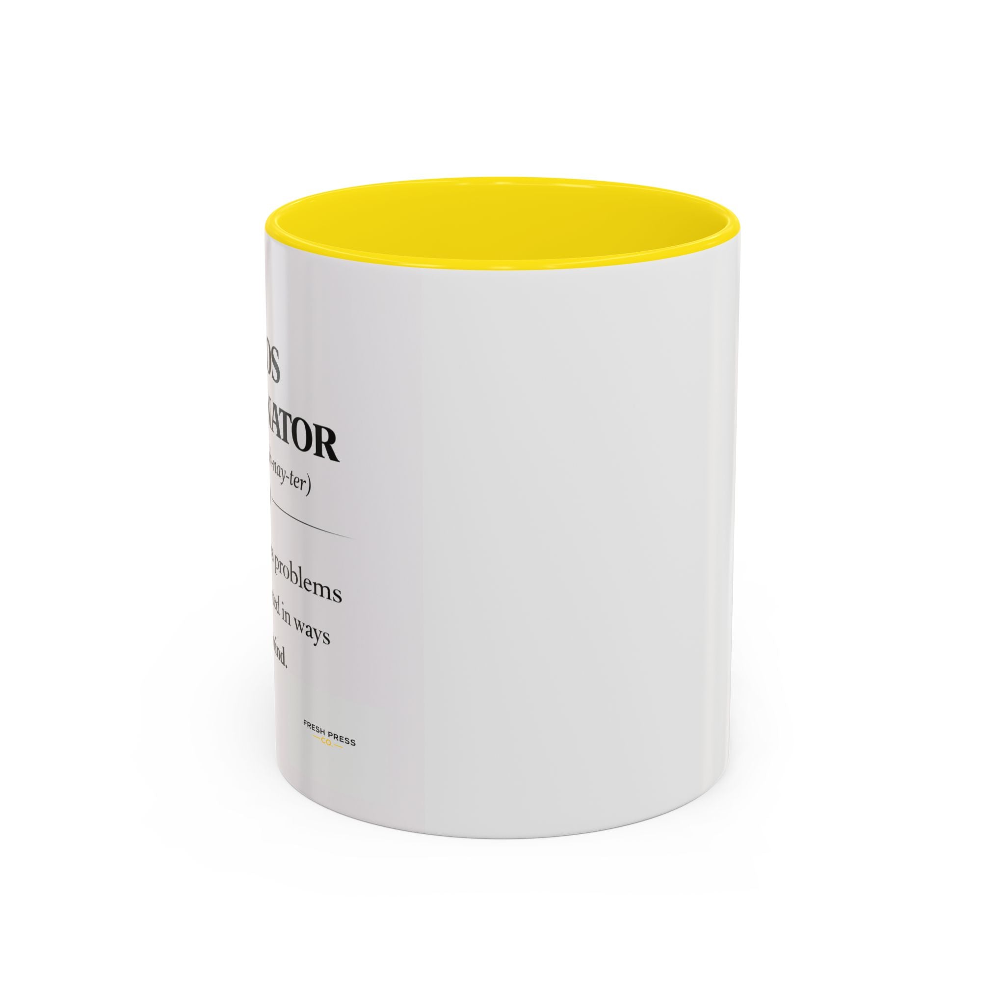 "Chaos Coordinator" Coffee Mug — Funny Definition Mug for Problem Solvers (11/15oz)