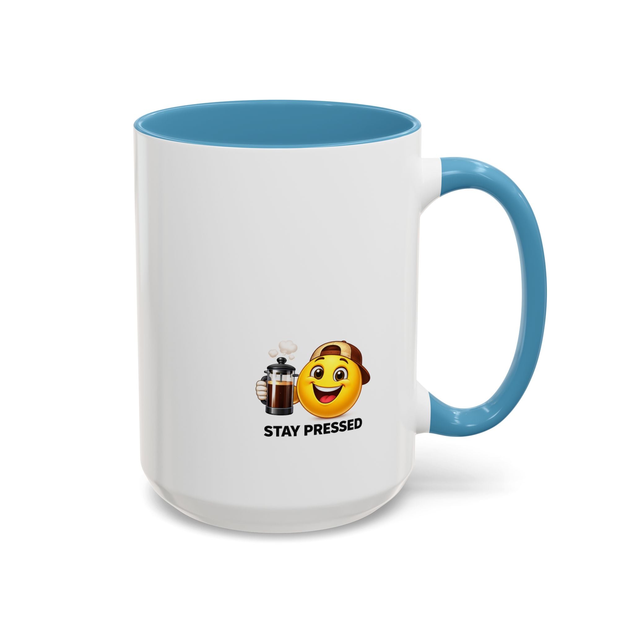 "If I Spill This We All Cry" Coffee Mug — Funny Espresso Emoji Accent Mug (11/15oz)