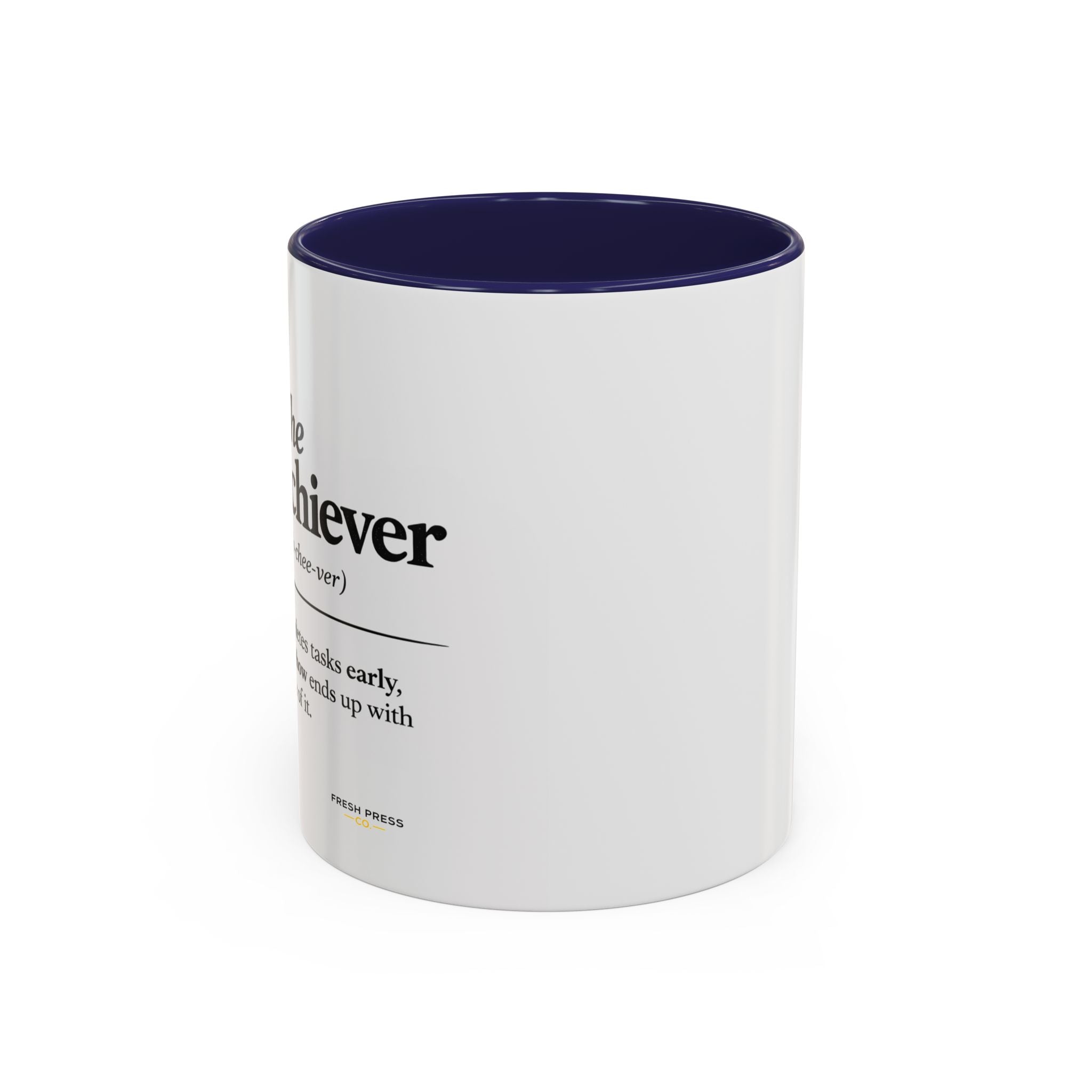 "The Overachiever" Coffee Mug - Barista Emoji Coffee Mug (11/15oz)