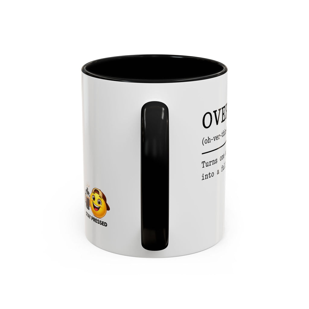 "Overthinker" Coffee Mug — Funny Accent Mug (11/15 oz)
