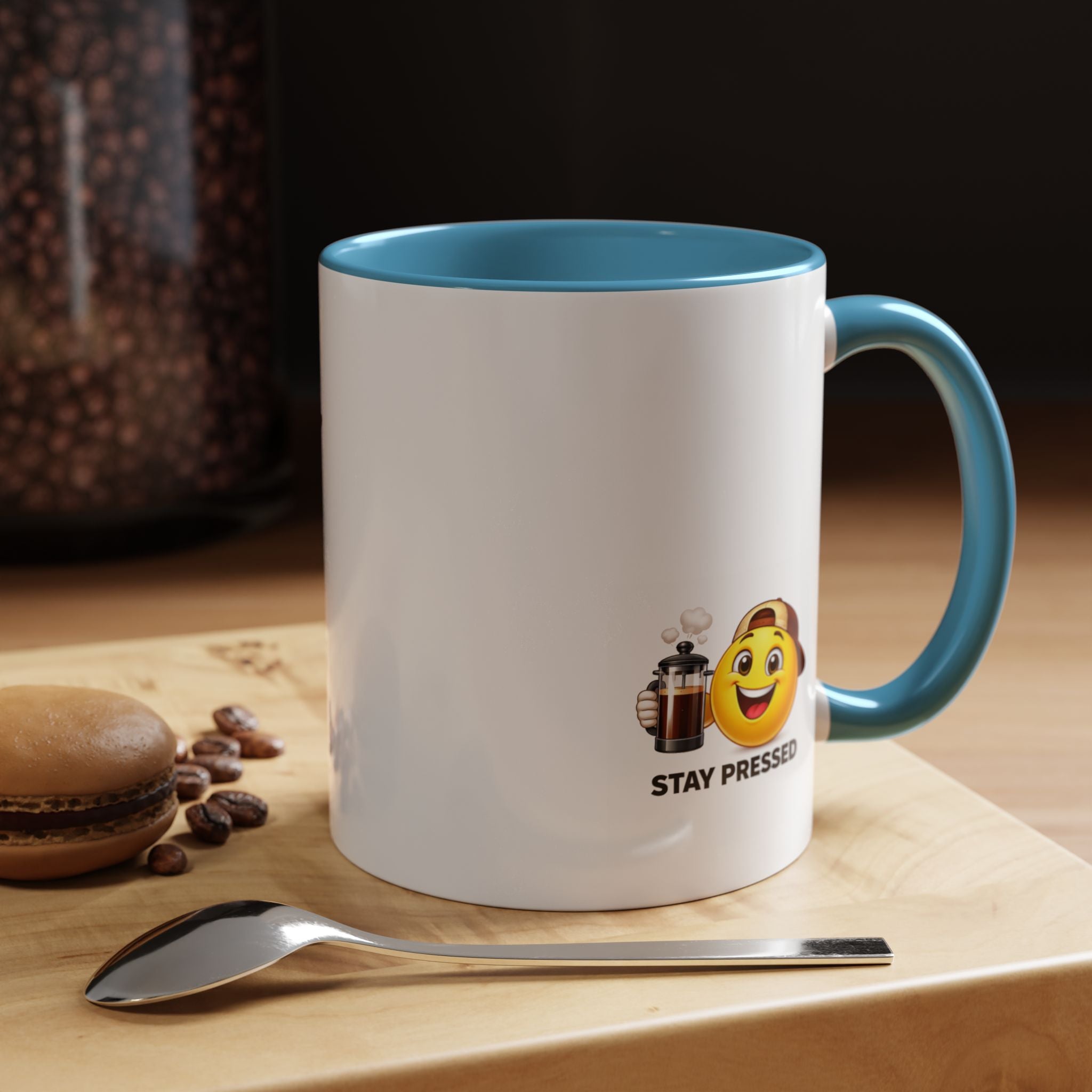 "Im Addicted" Coffee Mug – Funny Emoji Espresso Cup (11/15oz)
