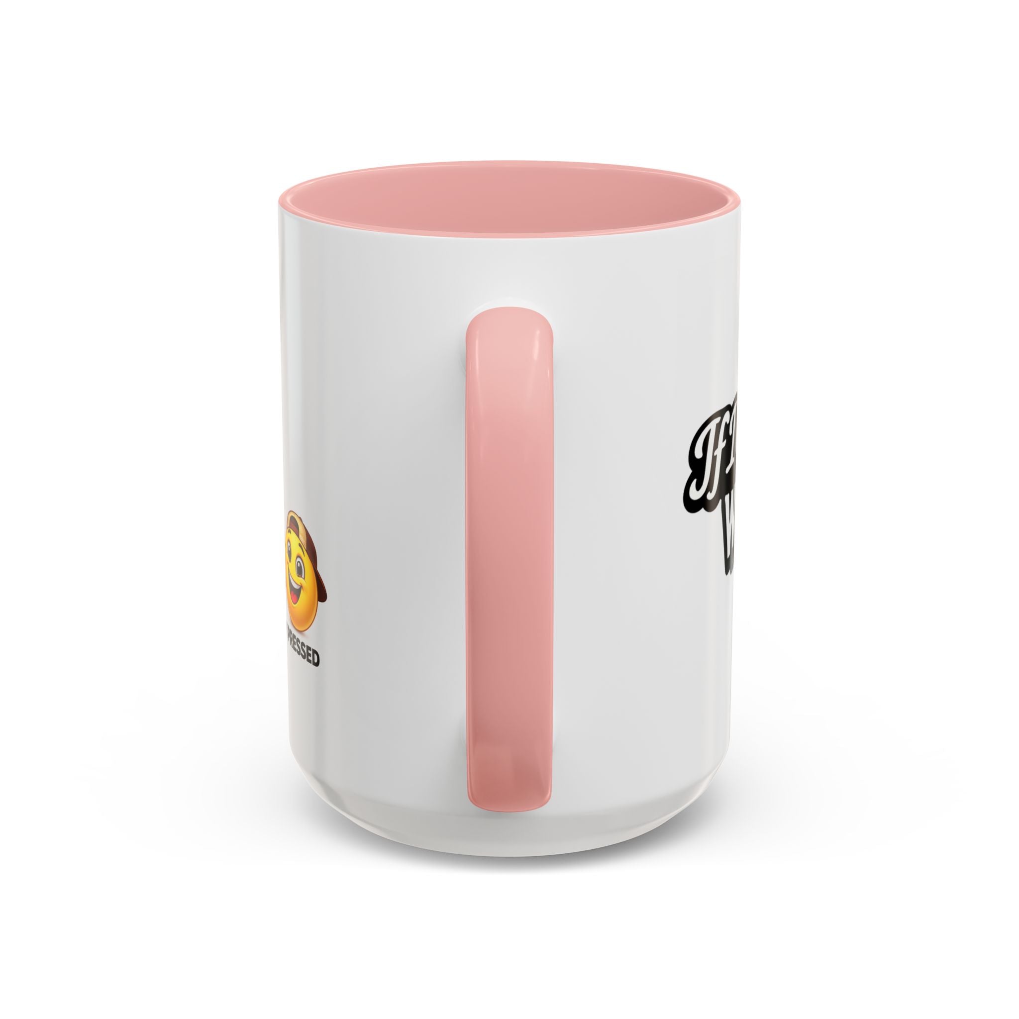 "If I Spill This We All Cry" Coffee Mug — Funny Espresso Emoji Accent Mug (11/15oz)