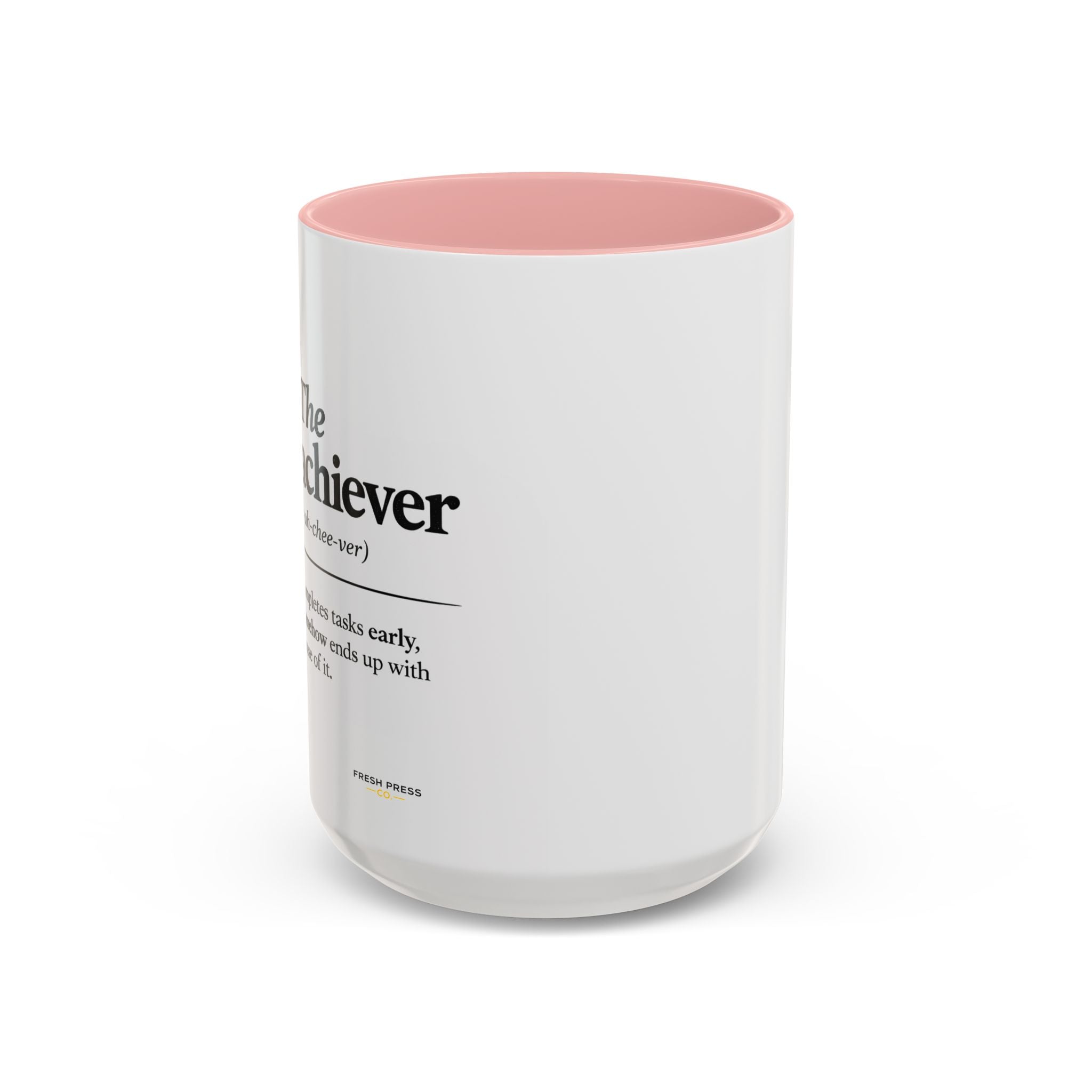 "The Overachiever" Coffee Mug - Barista Emoji Coffee Mug (11/15oz)