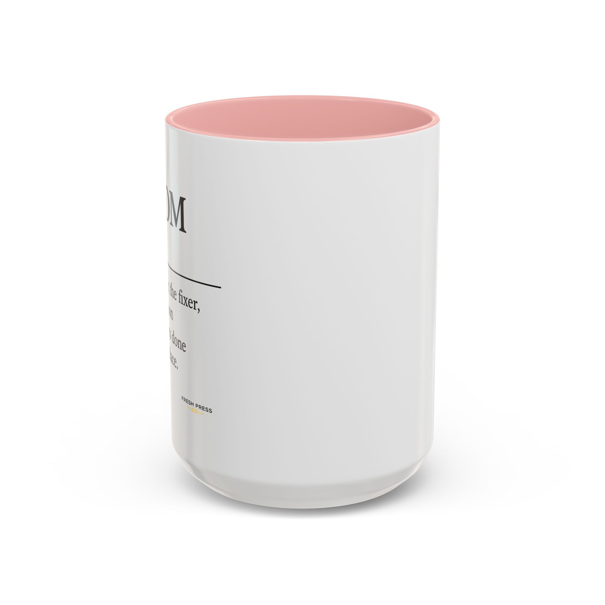 "Mom" Coffee Mug - Accent Mug (11/15oz)