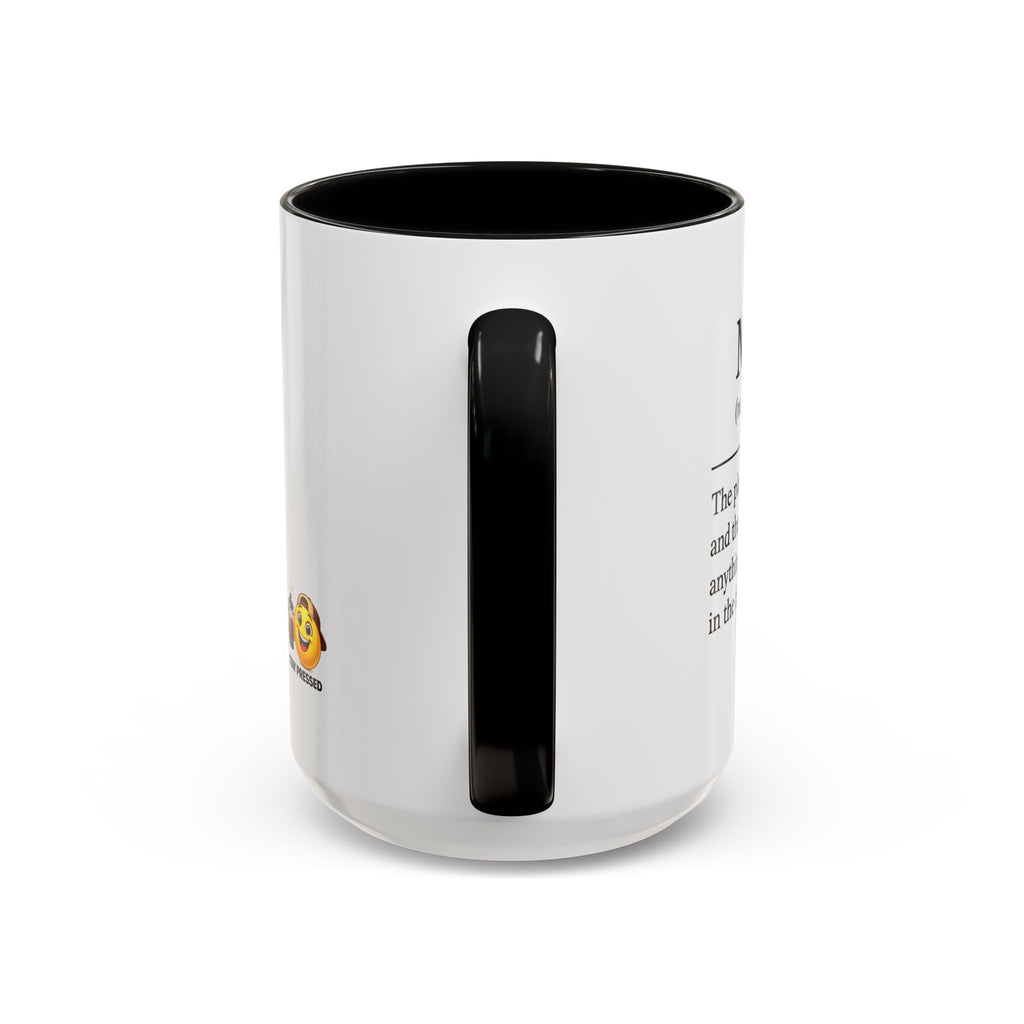 "Mom" Coffee Mug - Accent Mug (11/15oz)
