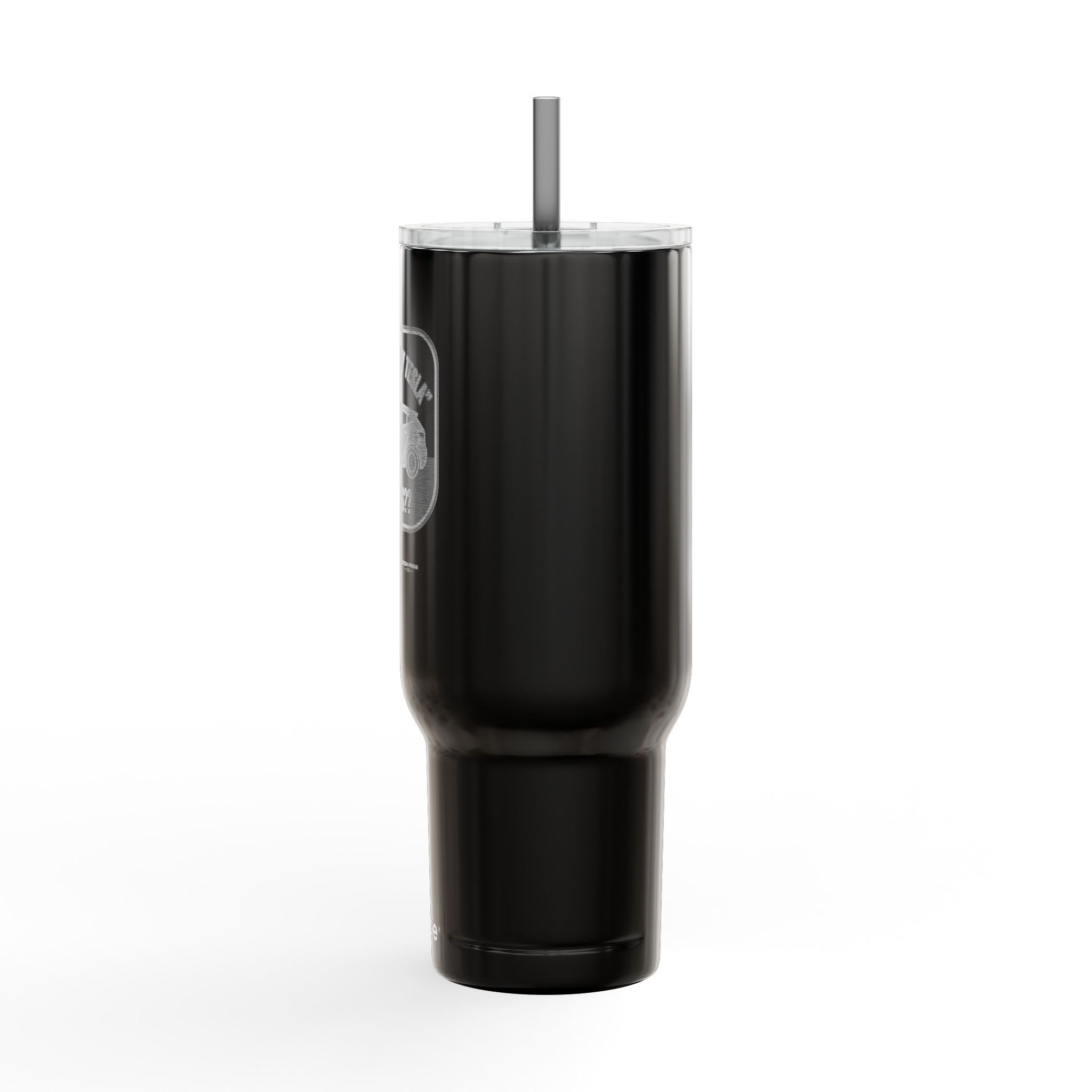 "I Got Out Of My Tesla For This?" 40oz Insulated Travel Tumbler – Engraved Car Lover Gift