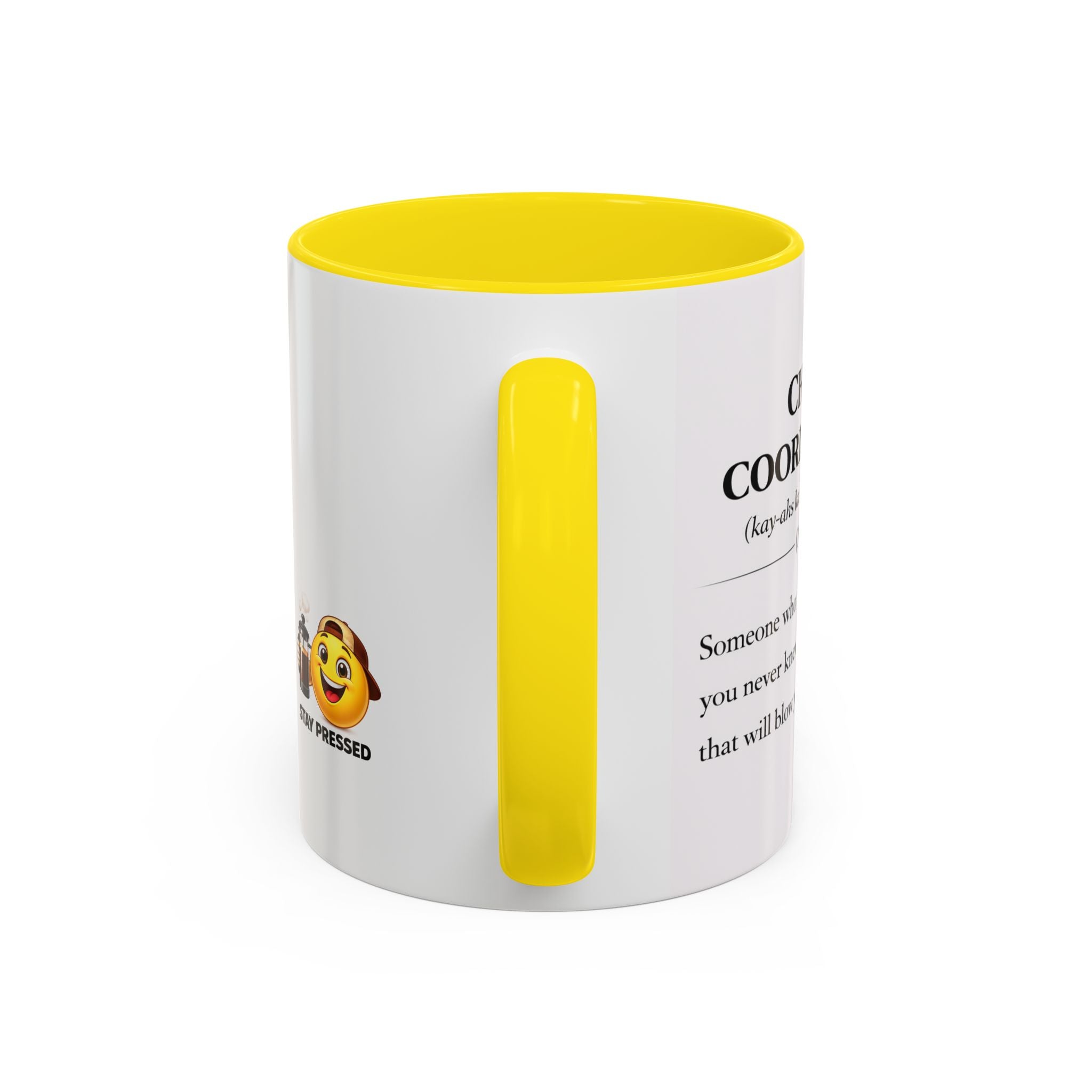 "Chaos Coordinator" Coffee Mug — Funny Definition Mug for Problem Solvers (11/15oz)