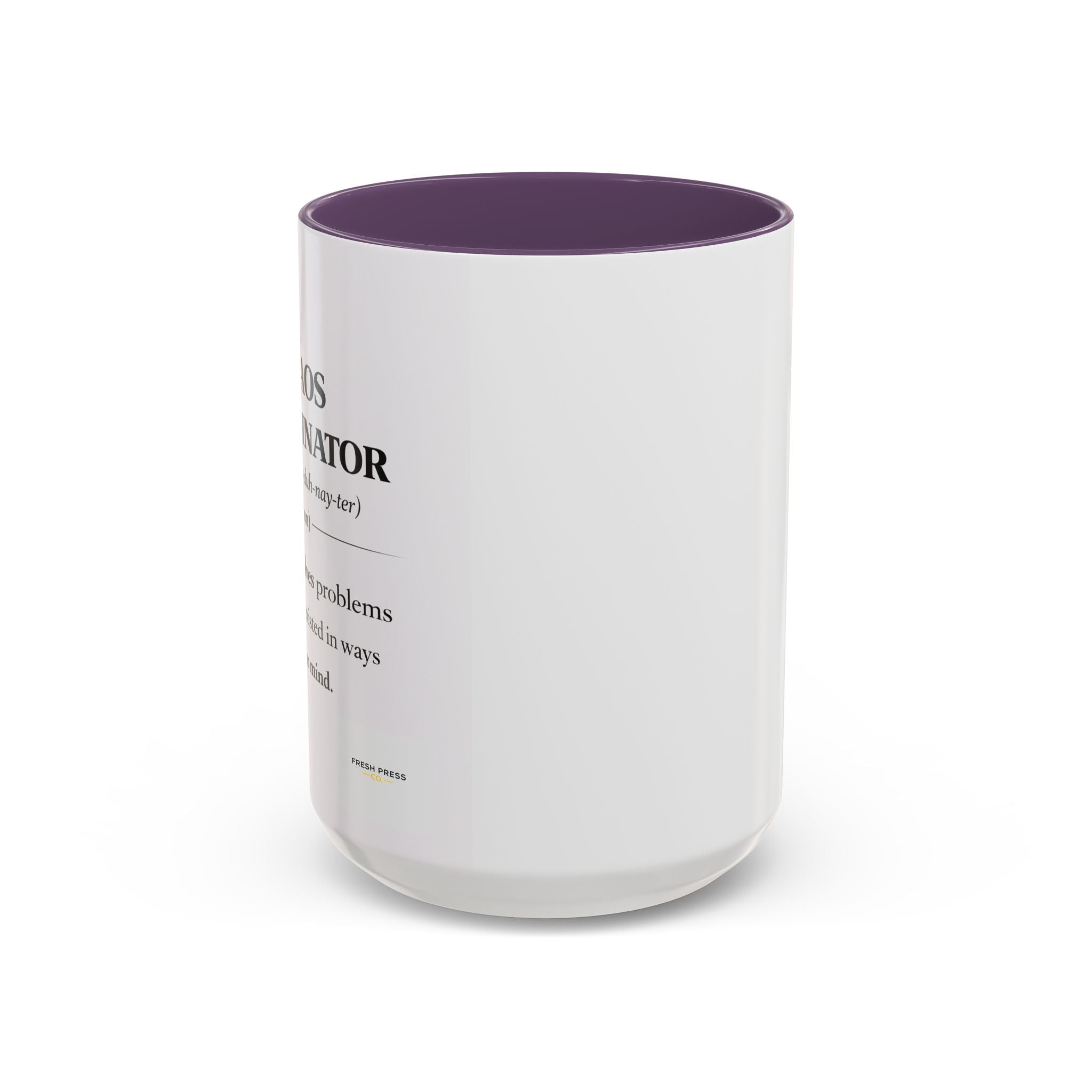 "Chaos Coordinator" Coffee Mug — Funny Definition Mug for Problem Solvers (11/15oz)