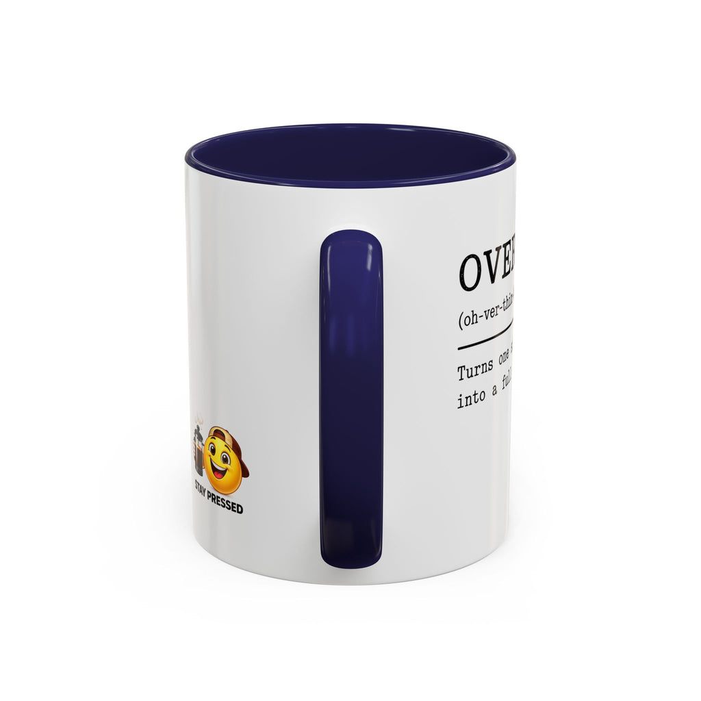 "Overthinker" Coffee Mug — Funny Accent Mug (11/15 oz)