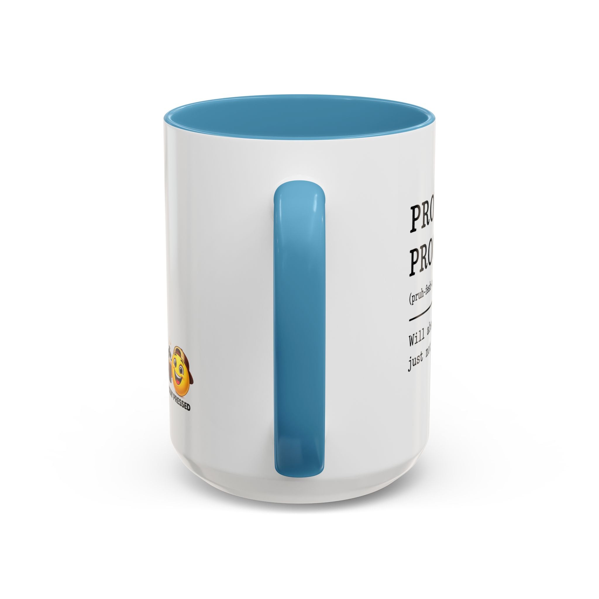 "Professional Procrastinator" Accent Coffee Mug — Funny Student Gift (11/15oz)