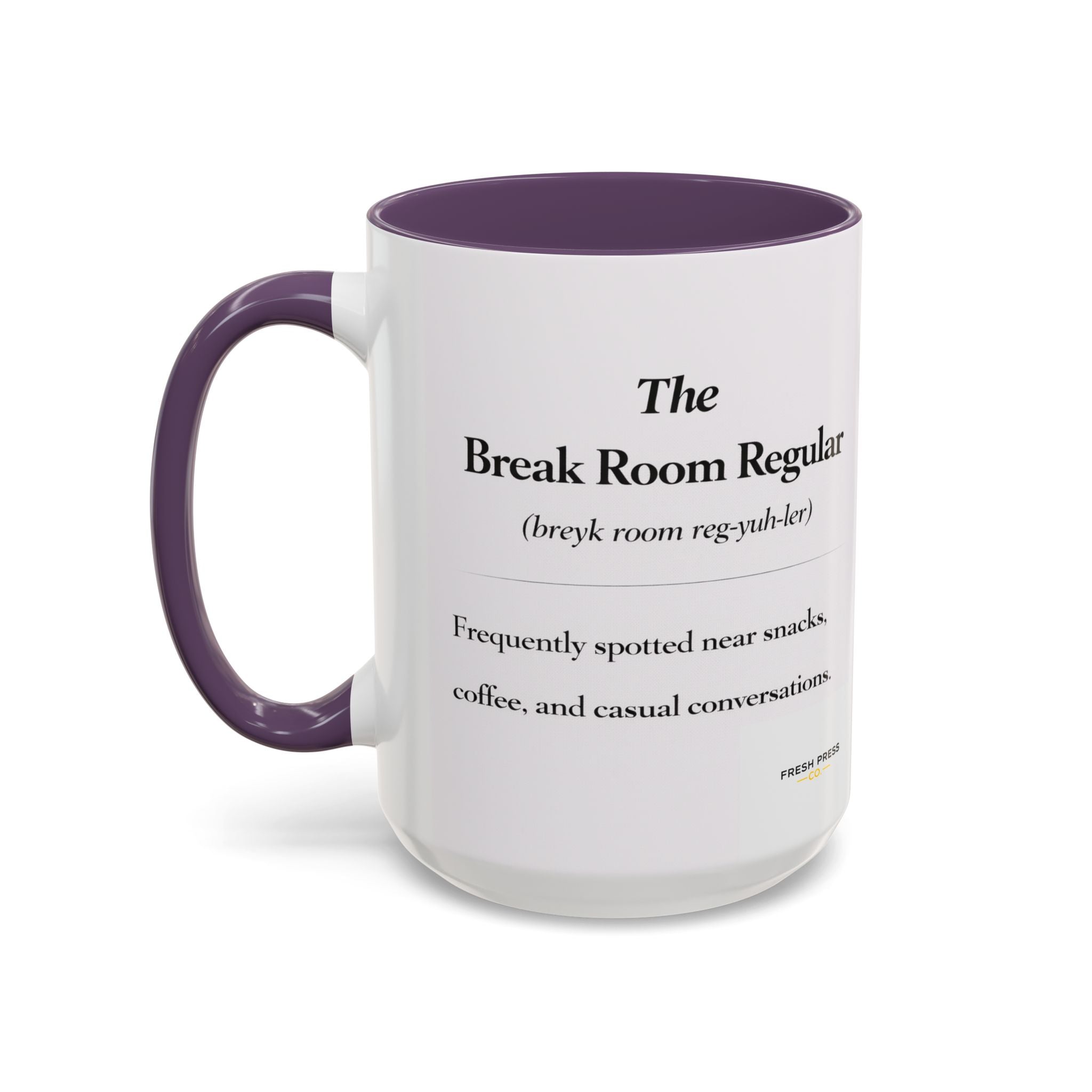 "Break Room Regular" Coffee Definition Mug (11/15 oz)
