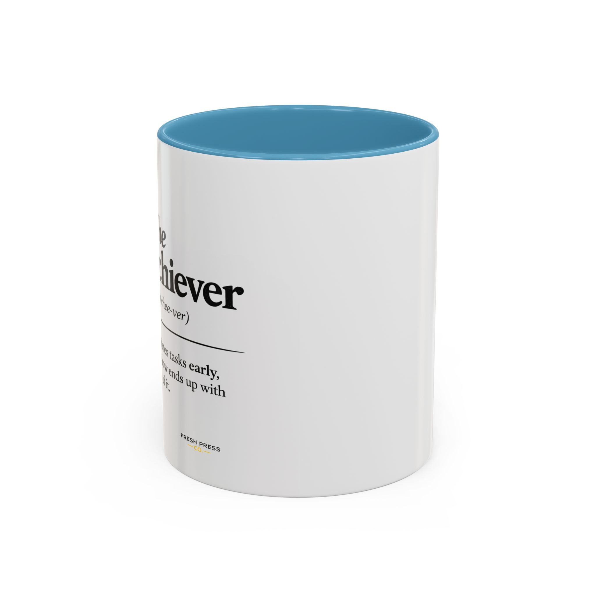"The Overachiever" Coffee Mug - Barista Emoji Coffee Mug (11/15oz)