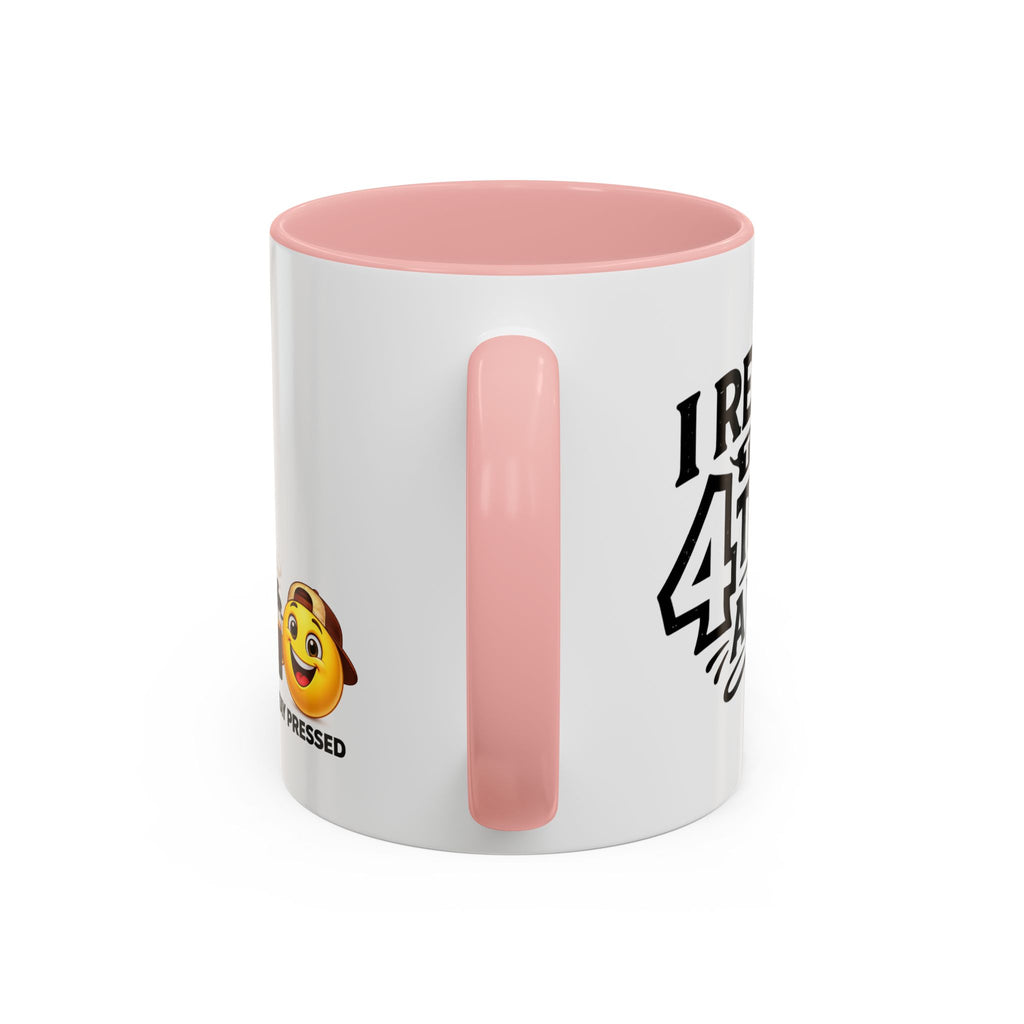 "I Reheat This Four Times A Day" Coffee Mug — Fun Espresso Emoji Accent Mug (11/15oz)