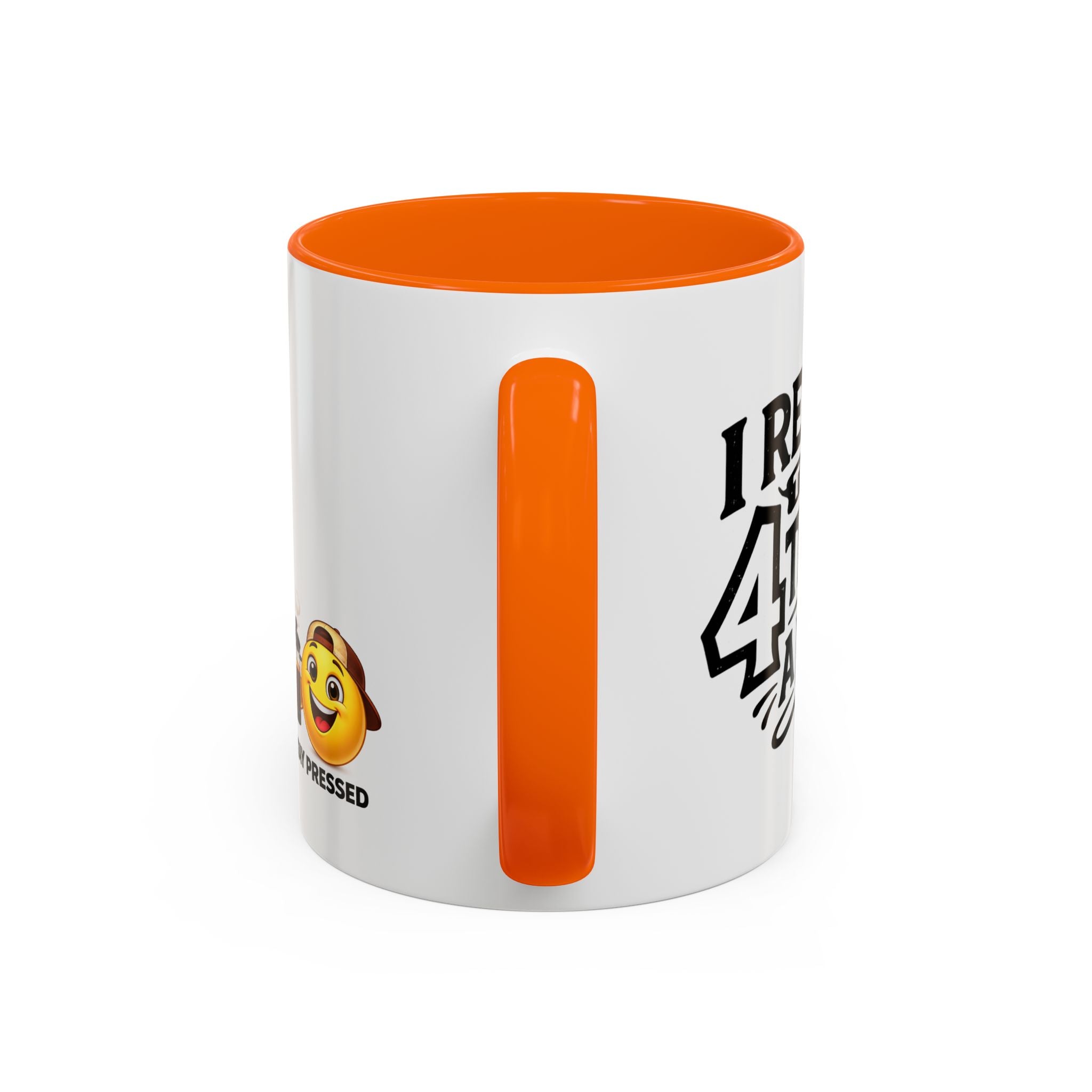 "I Reheat This Four Times A Day" Coffee Mug — Fun Espresso Emoji Accent Mug (11/15oz)