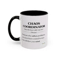 "Chaos Coordinator" Coffee Mug — Funny Definition Mug for Problem Solvers (11/15oz)