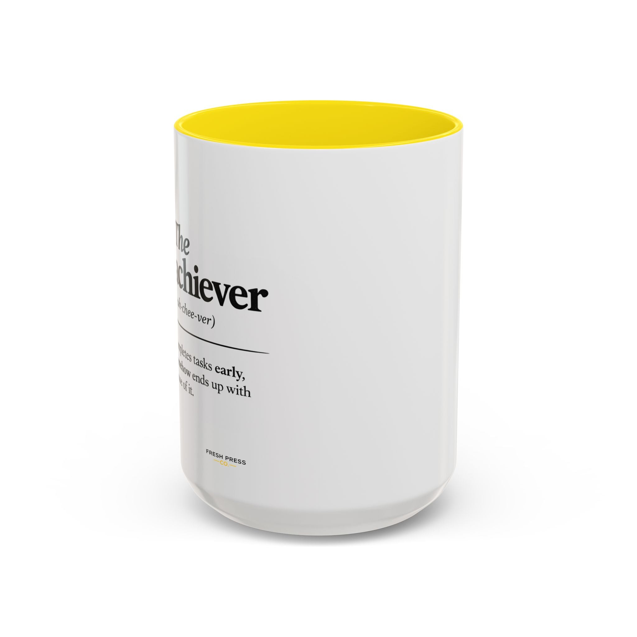 "The Overachiever" Coffee Mug - Barista Emoji Coffee Mug (11/15oz)