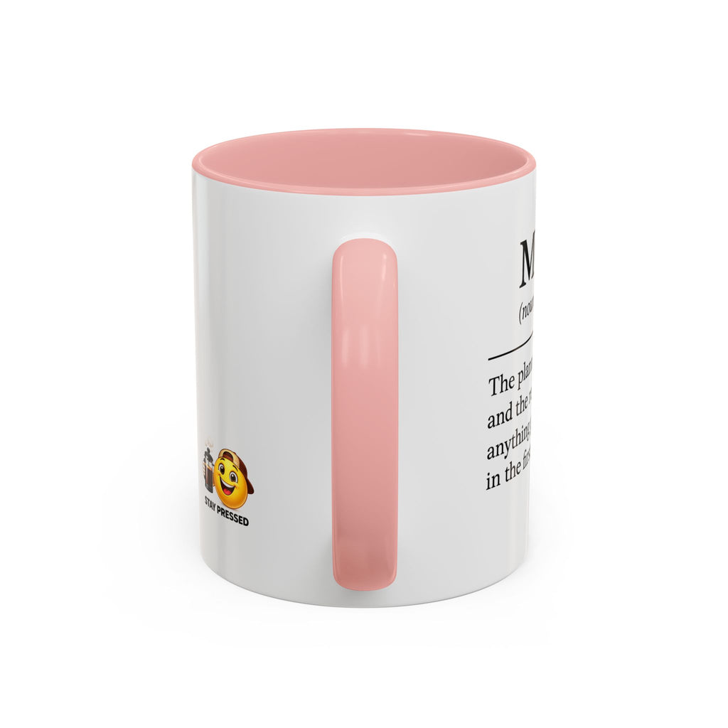 "Mom" Coffee Mug - Accent Mug (11/15oz)