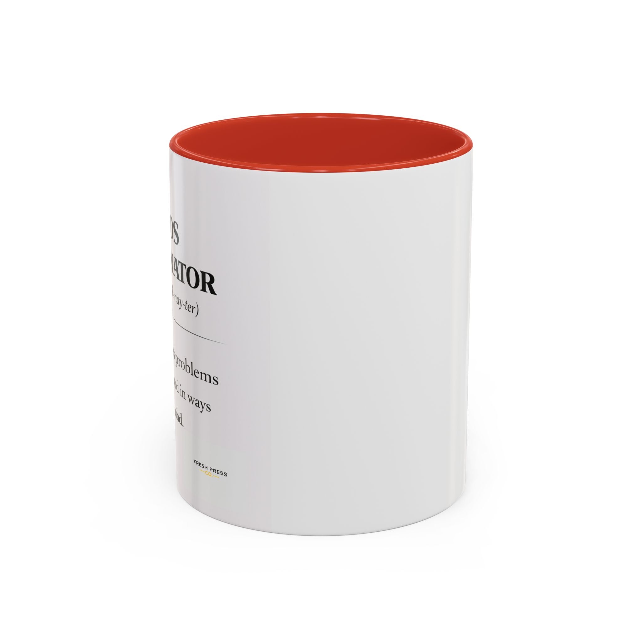 "Chaos Coordinator" Coffee Mug — Funny Definition Mug for Problem Solvers (11/15oz)