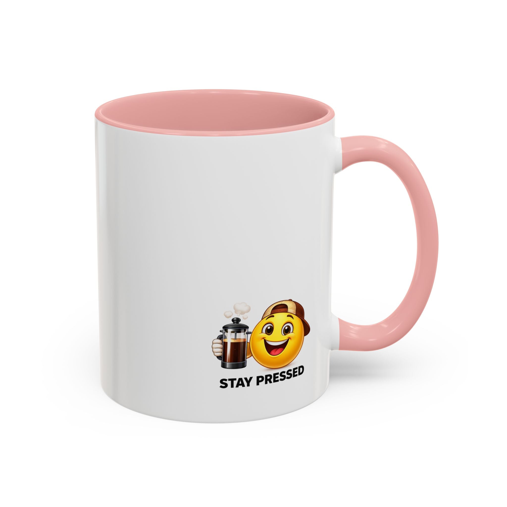 "I Reheat This Four Times A Day" Coffee Mug — Fun Espresso Emoji Accent Mug (11/15oz)