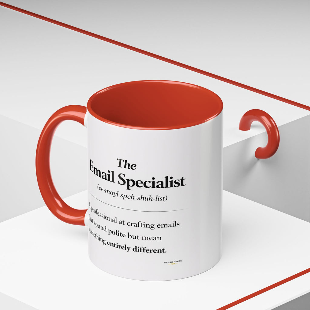 "The Email Specialist" Coffee Mug (11/15oz Accent Mug)