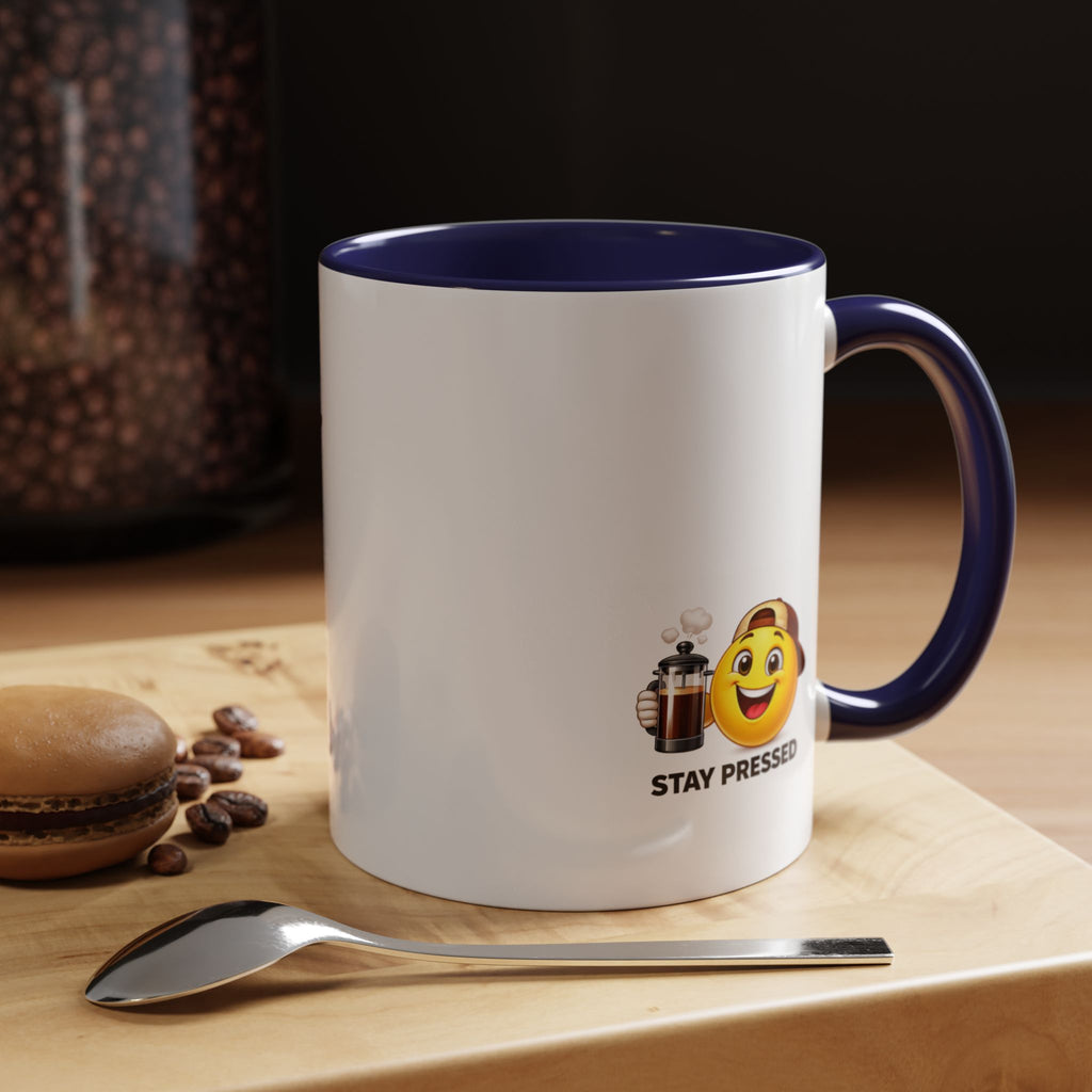 "Im Addicted" Coffee Mug – Funny Emoji Espresso Cup (11/15oz)